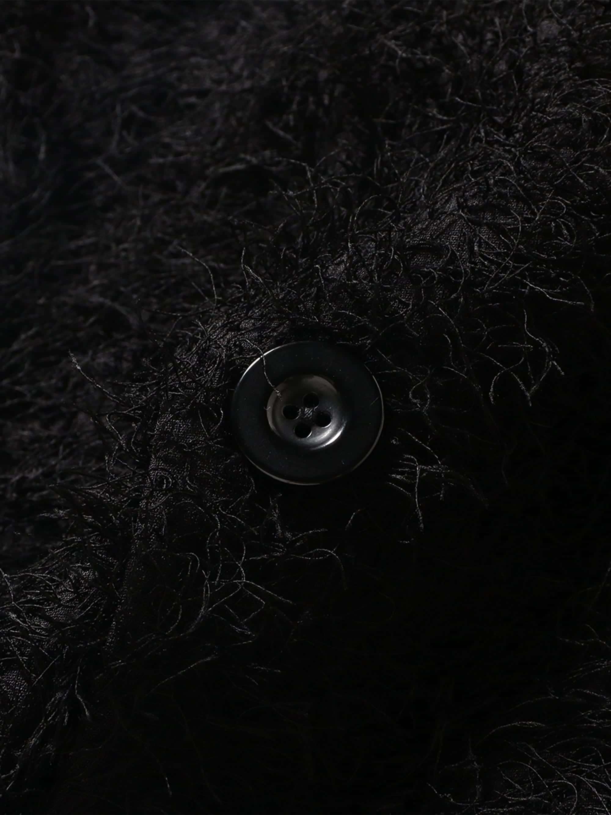 Beams Fringe Shirt - Black - Image 3