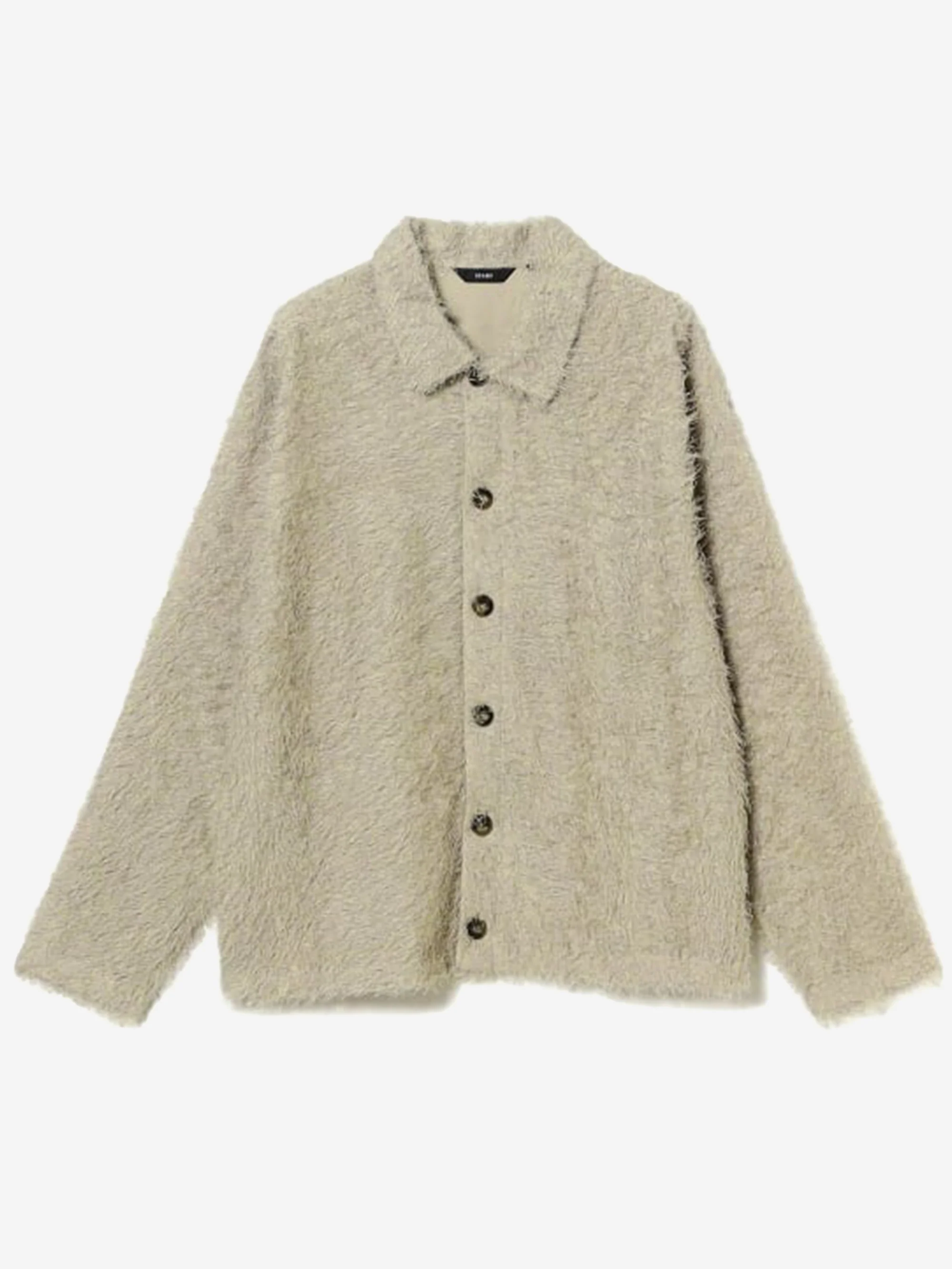 Beams Fringe Shirt - Taupe