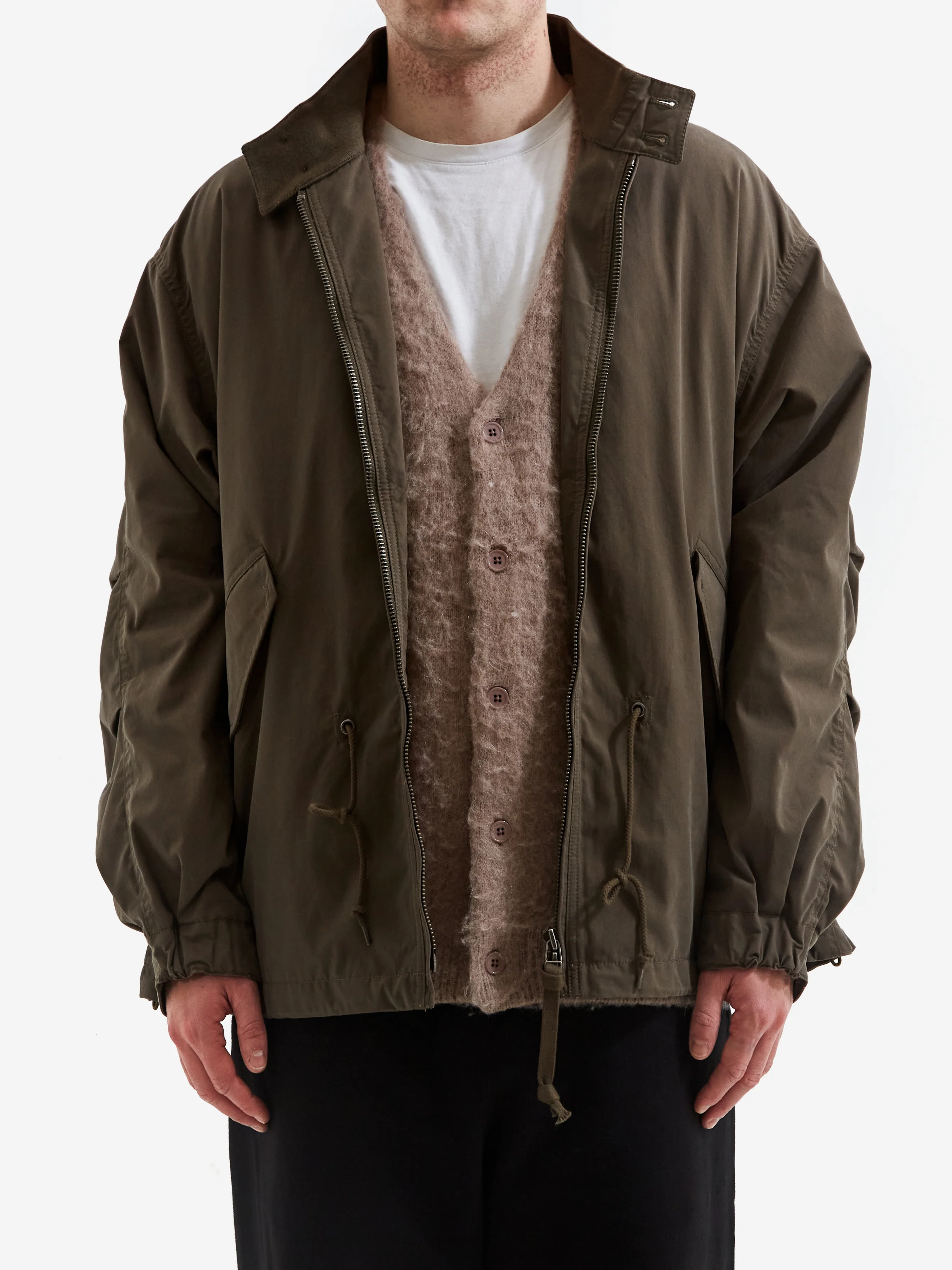 Beams G9 Mods Blouson Jacket - Olive - Image 2