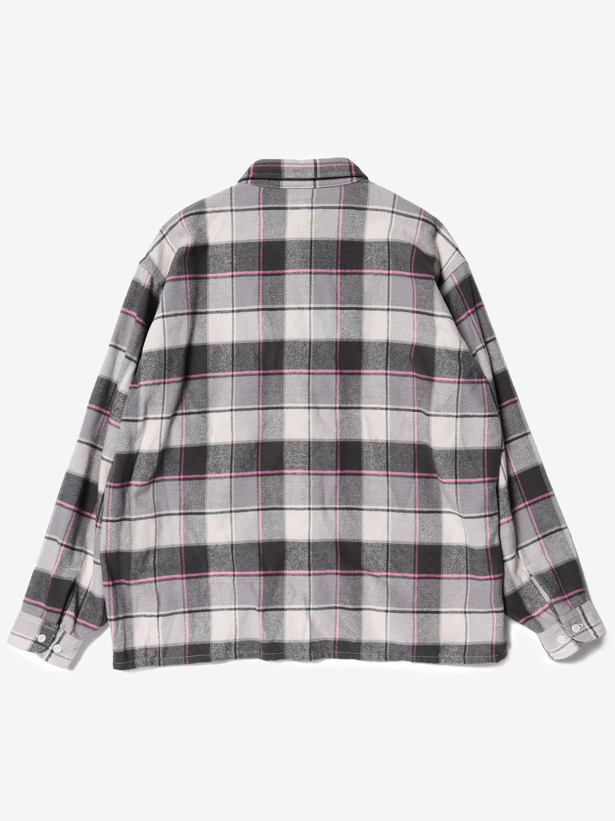 Beams Jazznep Work Shirt - Grey - Image 3