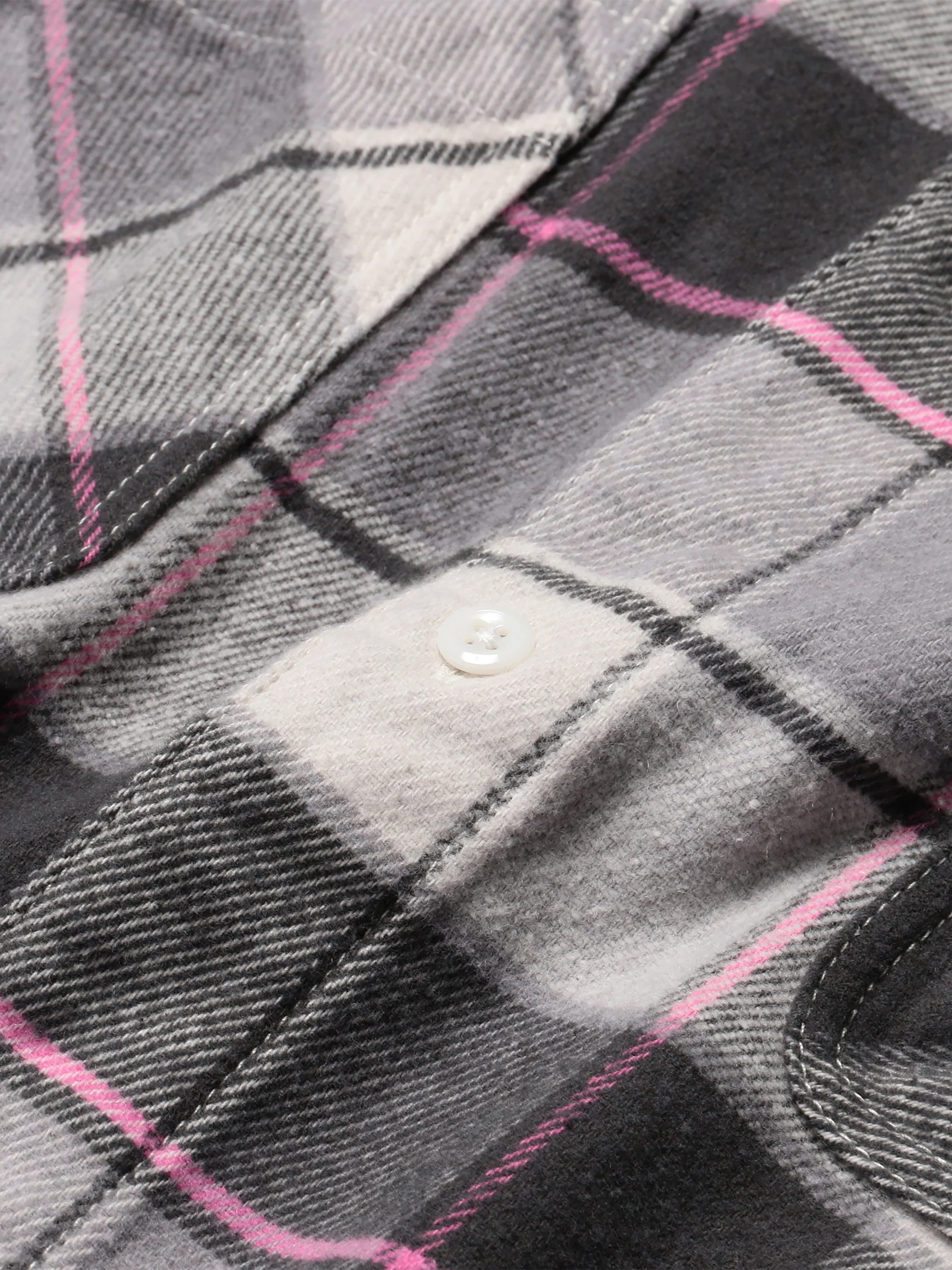 Beams Jazznep Work Shirt - Grey - Image 5