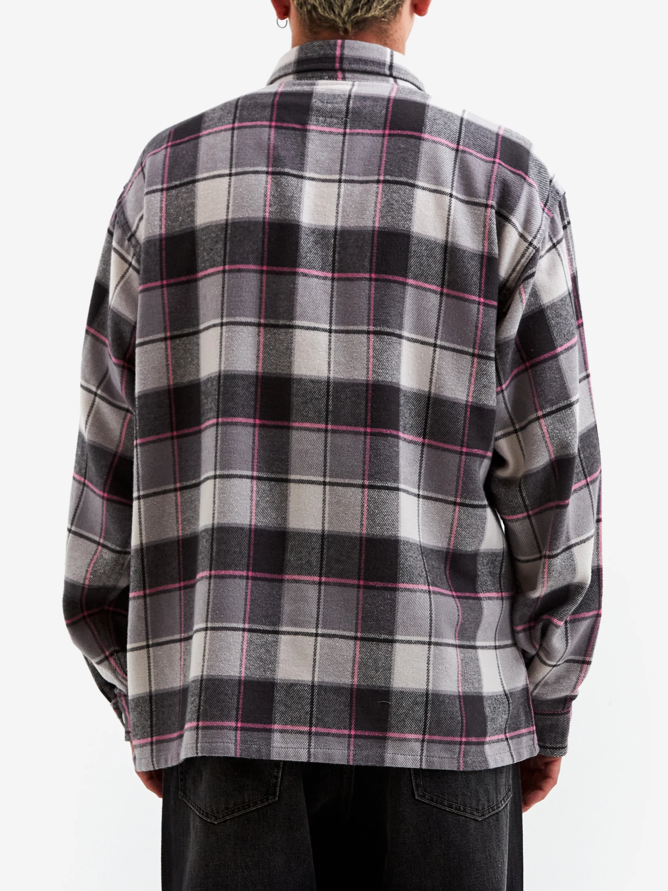 Beams Jazznep Work Shirt - Grey - Image 7