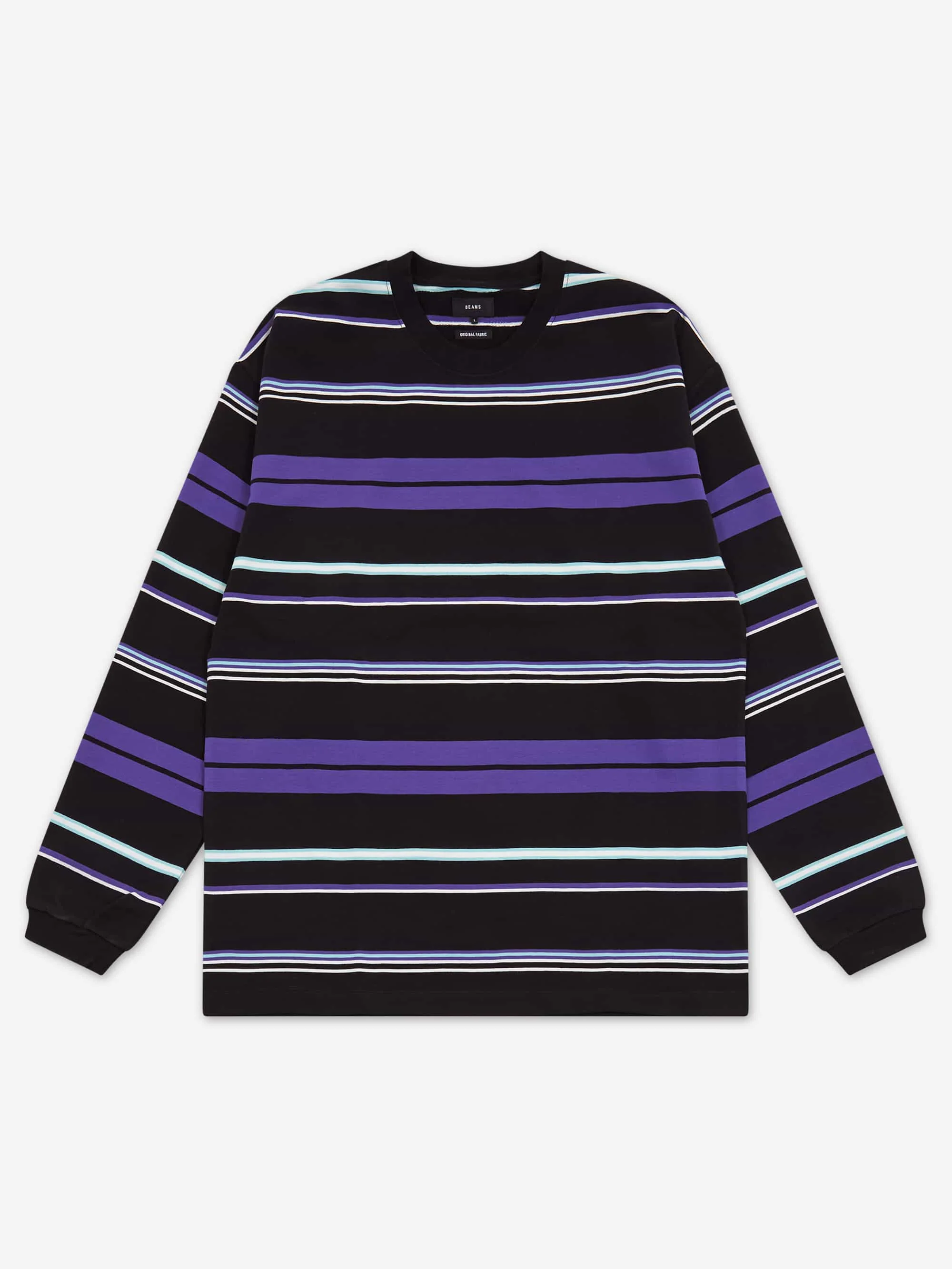 Beams Multi BDR Tee - Black