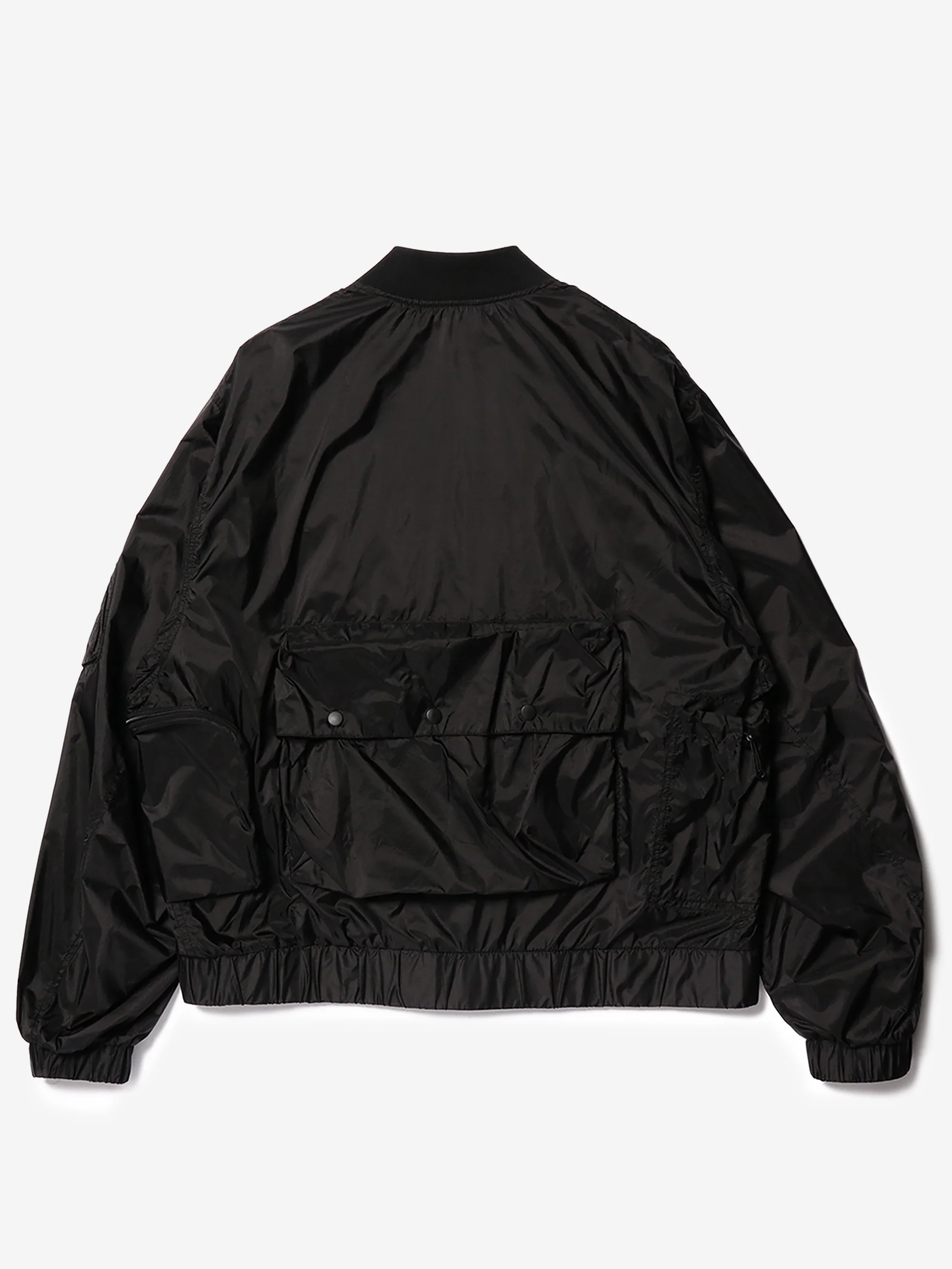 Beams Multi PKT MA-1 Bomber Jacket - Black - Image 2