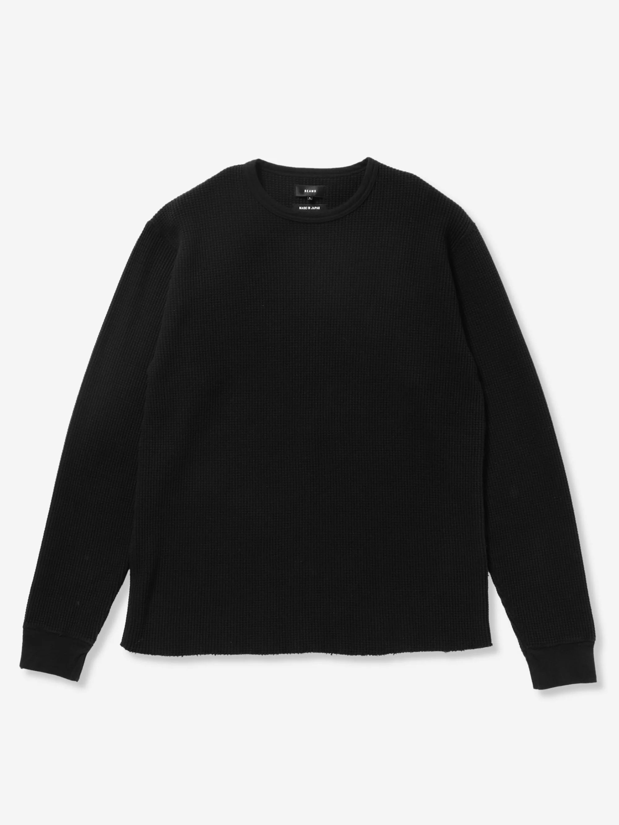 Beams New Thermal Crew Neck - Black