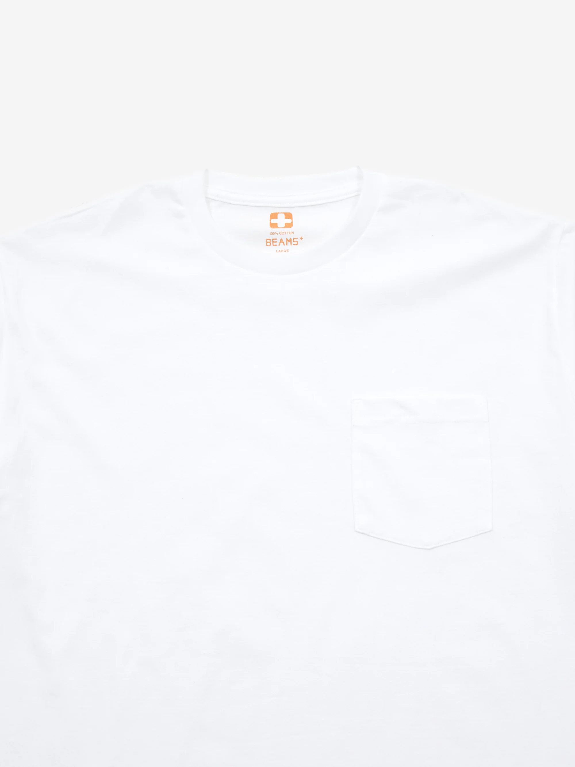 Beams Plus 2 Pack Short Sleeve Pocket T-Shirt - White - Image 3