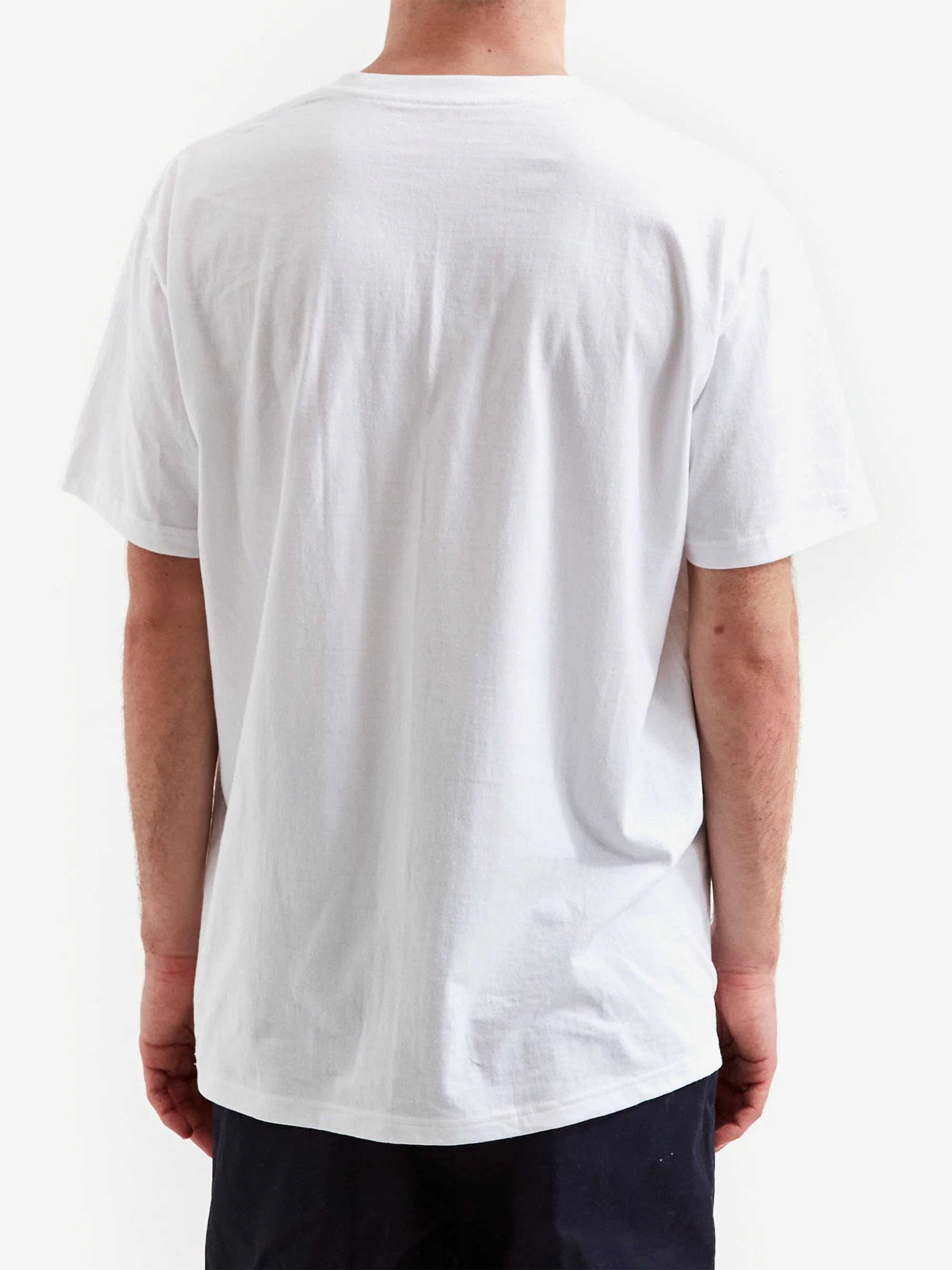 Beams Plus 2 Pack Short Sleeve Pocket T-Shirt - White - Image 6