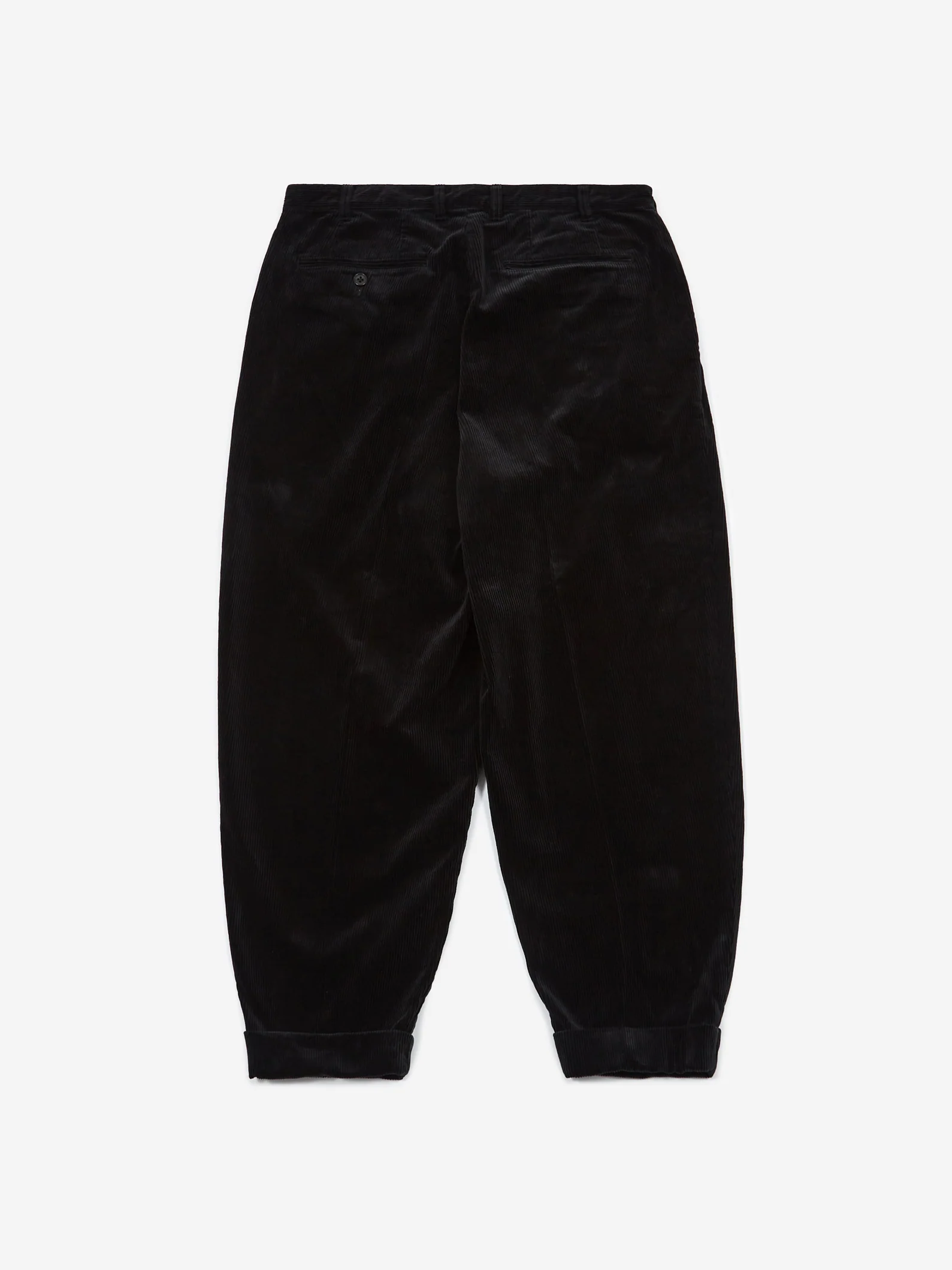 Beams Plus 2Pleats Corduroy Pant - Charcoal - Image 5