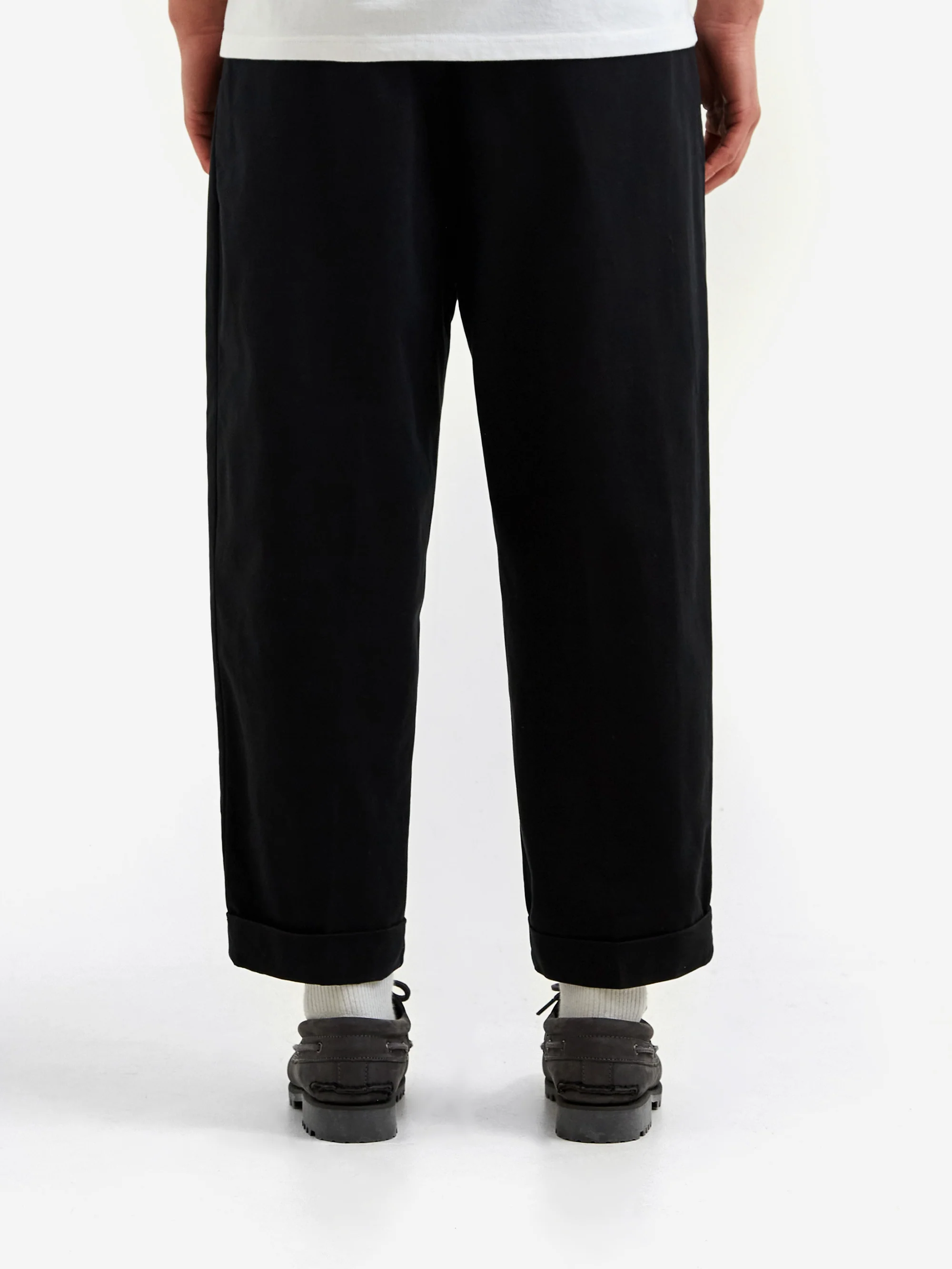 Beams Plus 2Pleats Twill Trouser - Black - Image 6