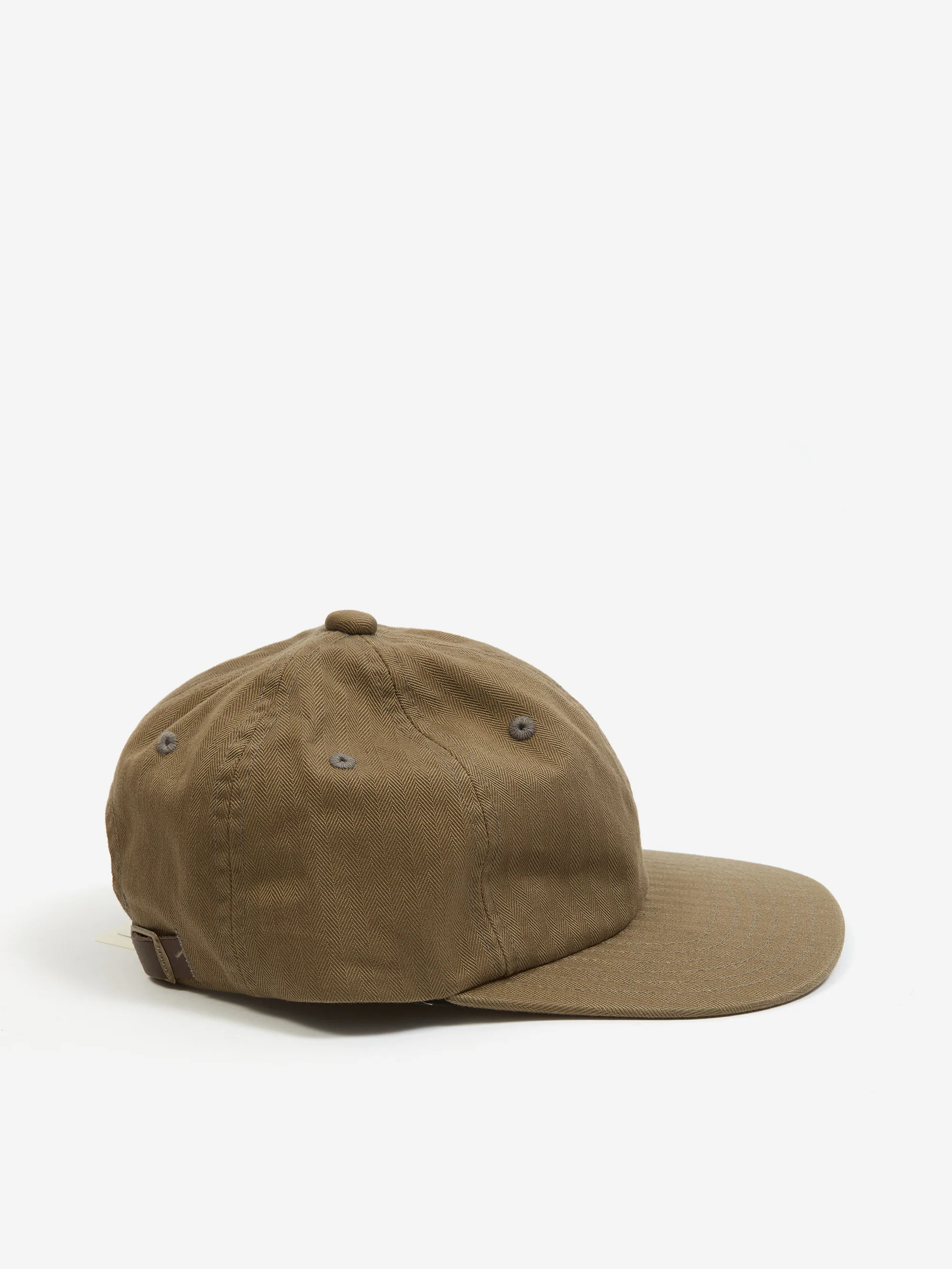 Beams Plus 6Panel Herringbone Cap - Olive - Image 3