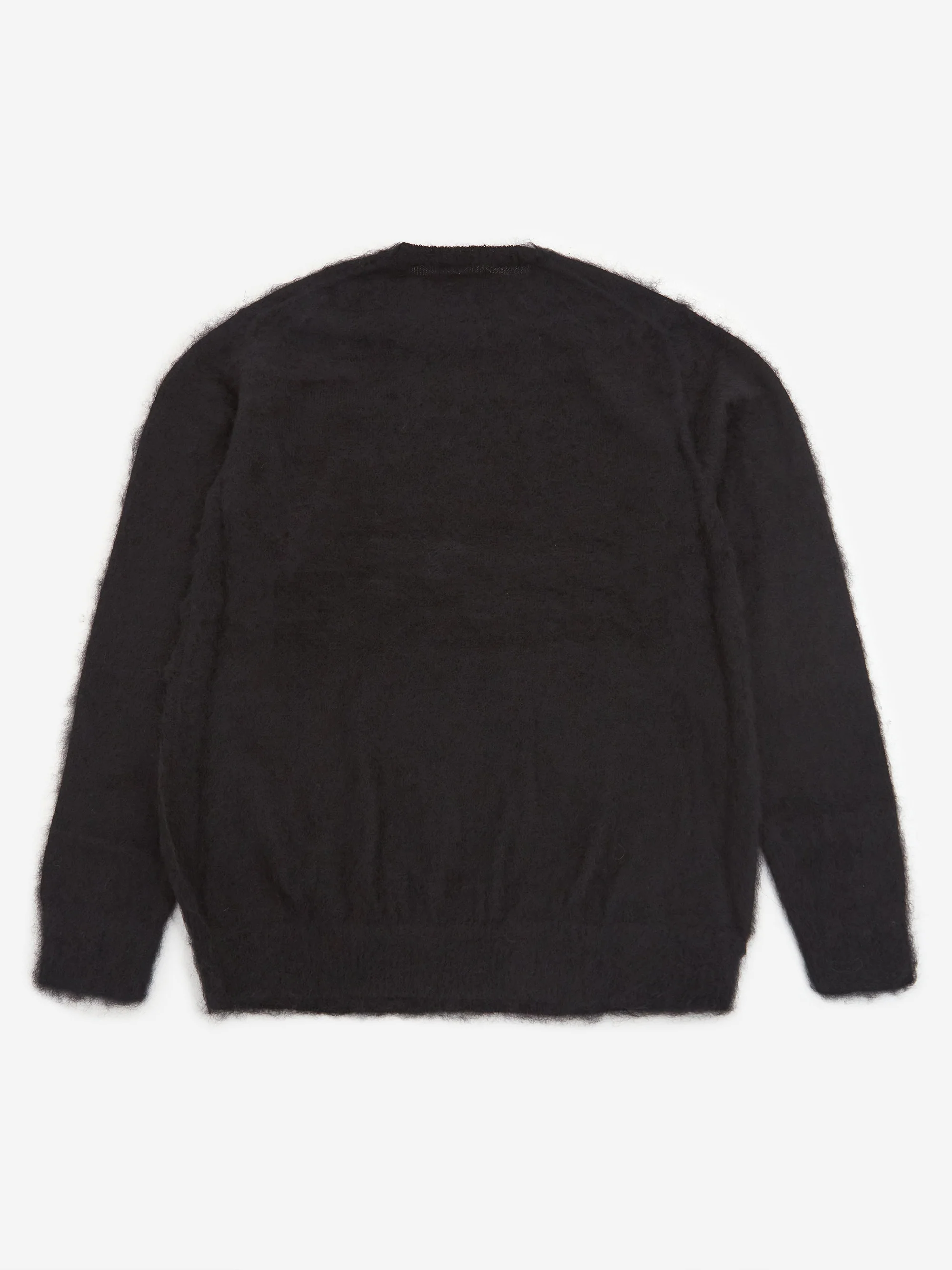 Beams Plus Crew Stretch Mohair - Black - Image 4