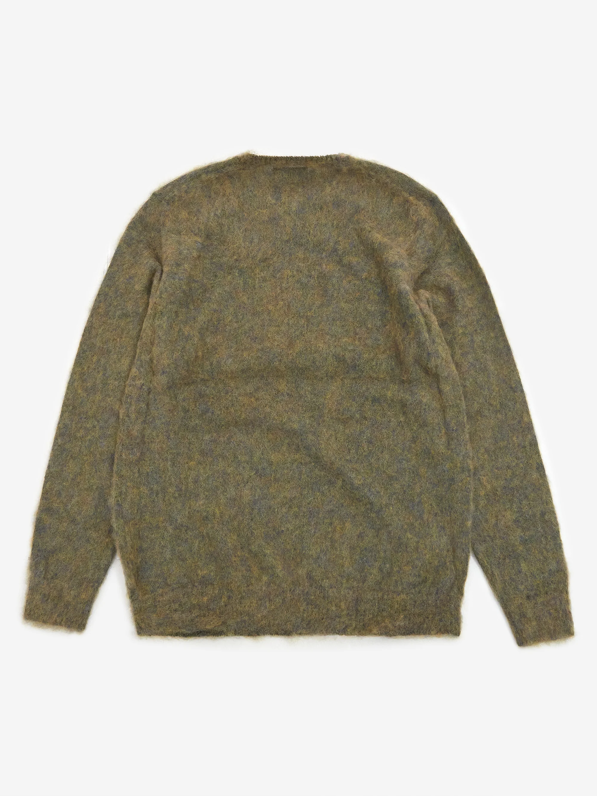 Beams Plus Crew Stretch Mohair - Green - Image 4