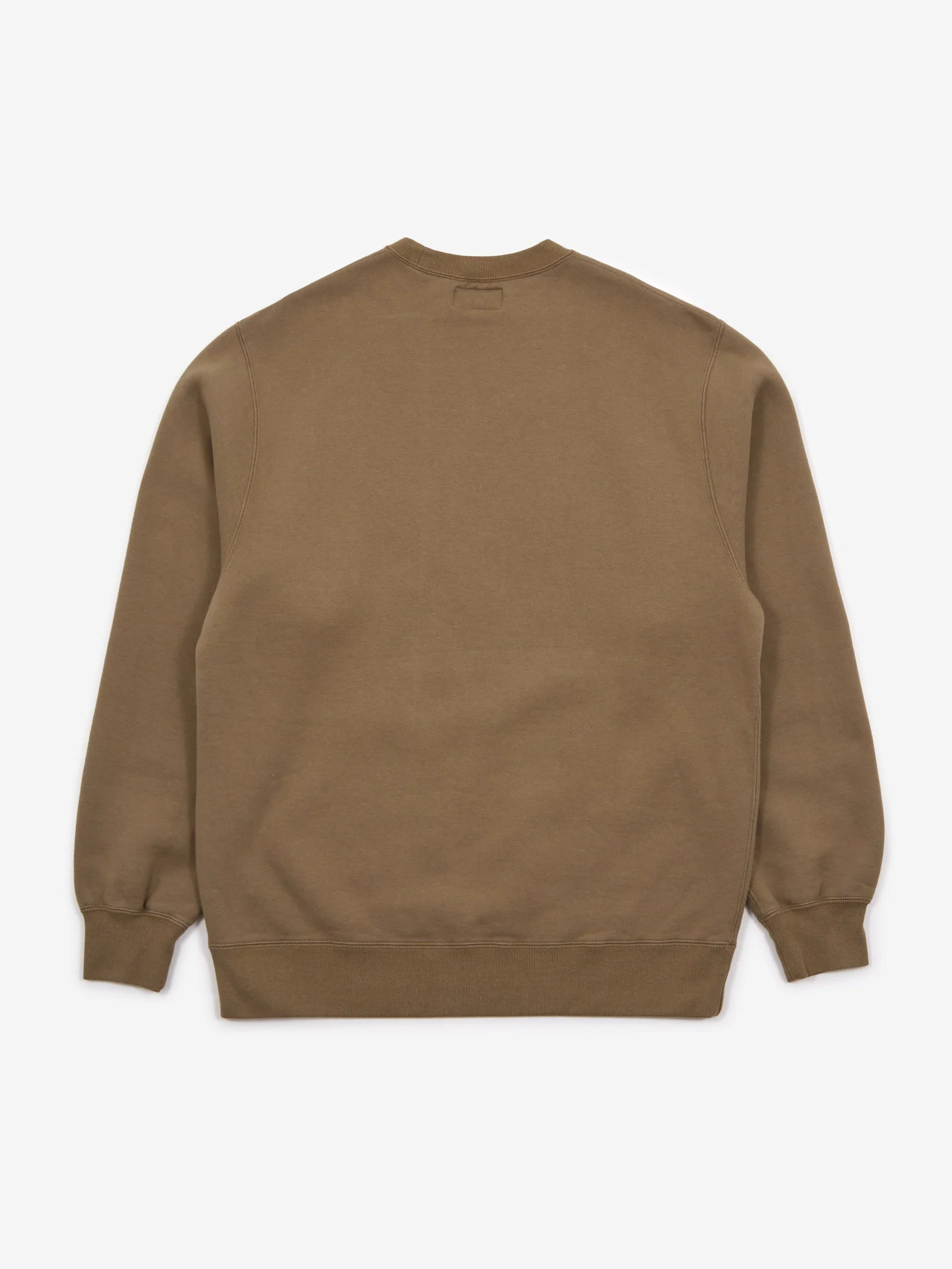 Beams Plus Crew Sweat - Khaki - Image 4
