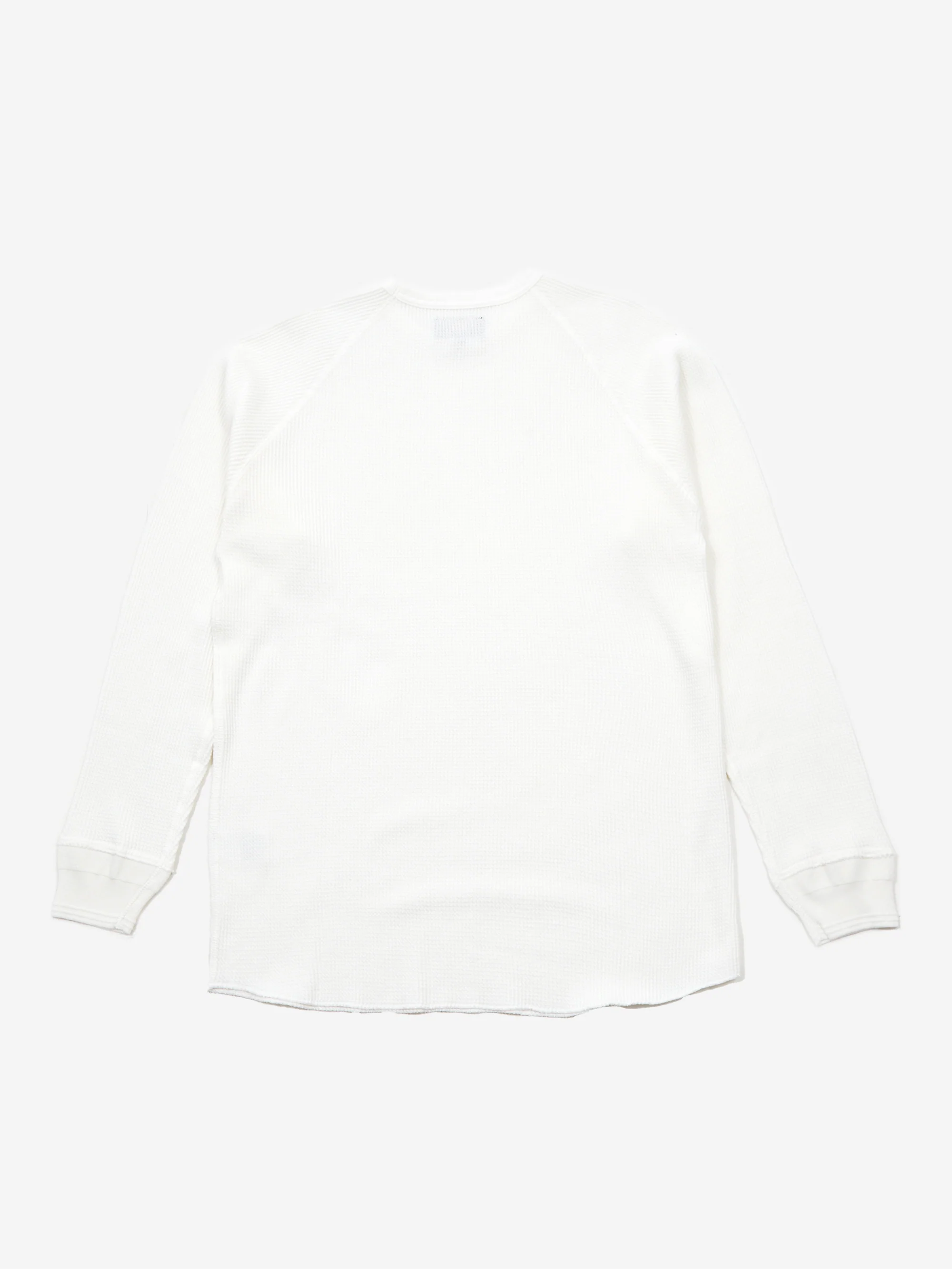 Beams Plus Crewneck Thermal - White - Image 4