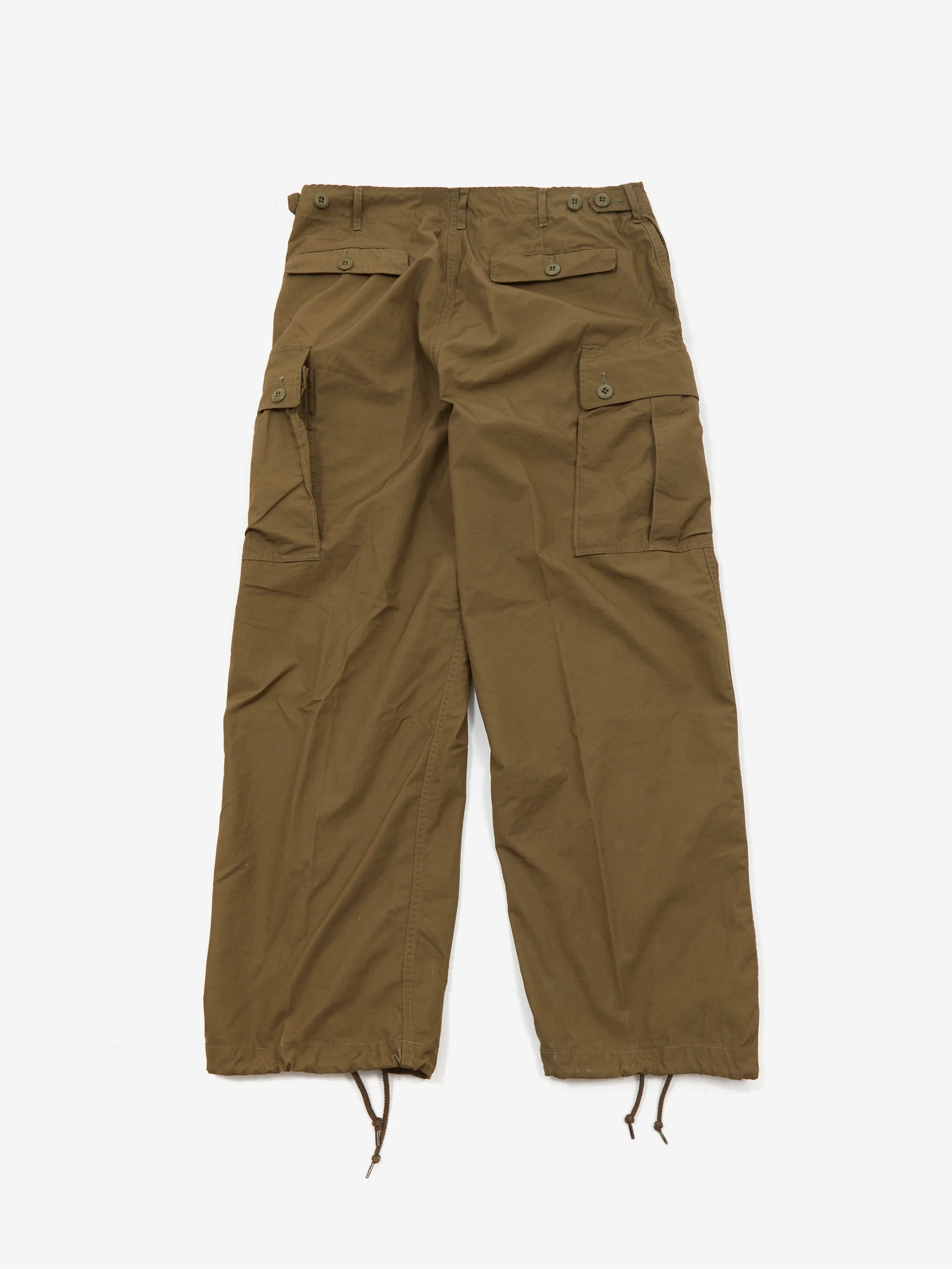 Beams Plus Mil 6 Pocket 80/3 Ripstop Trousers - Olive - Image 4