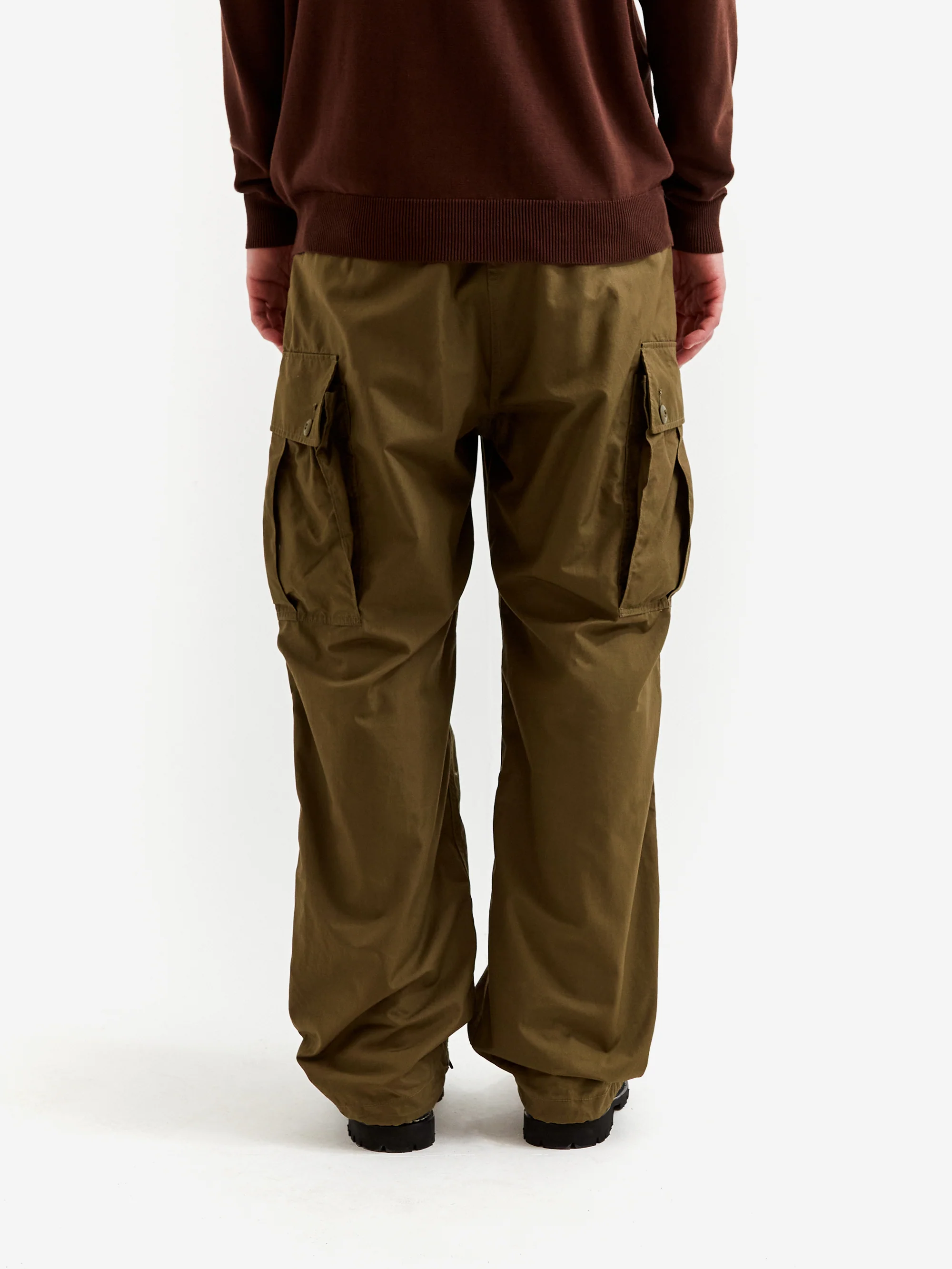 Beams Plus Mil 6 Pocket 80/3 Ripstop Trousers - Olive - Image 6