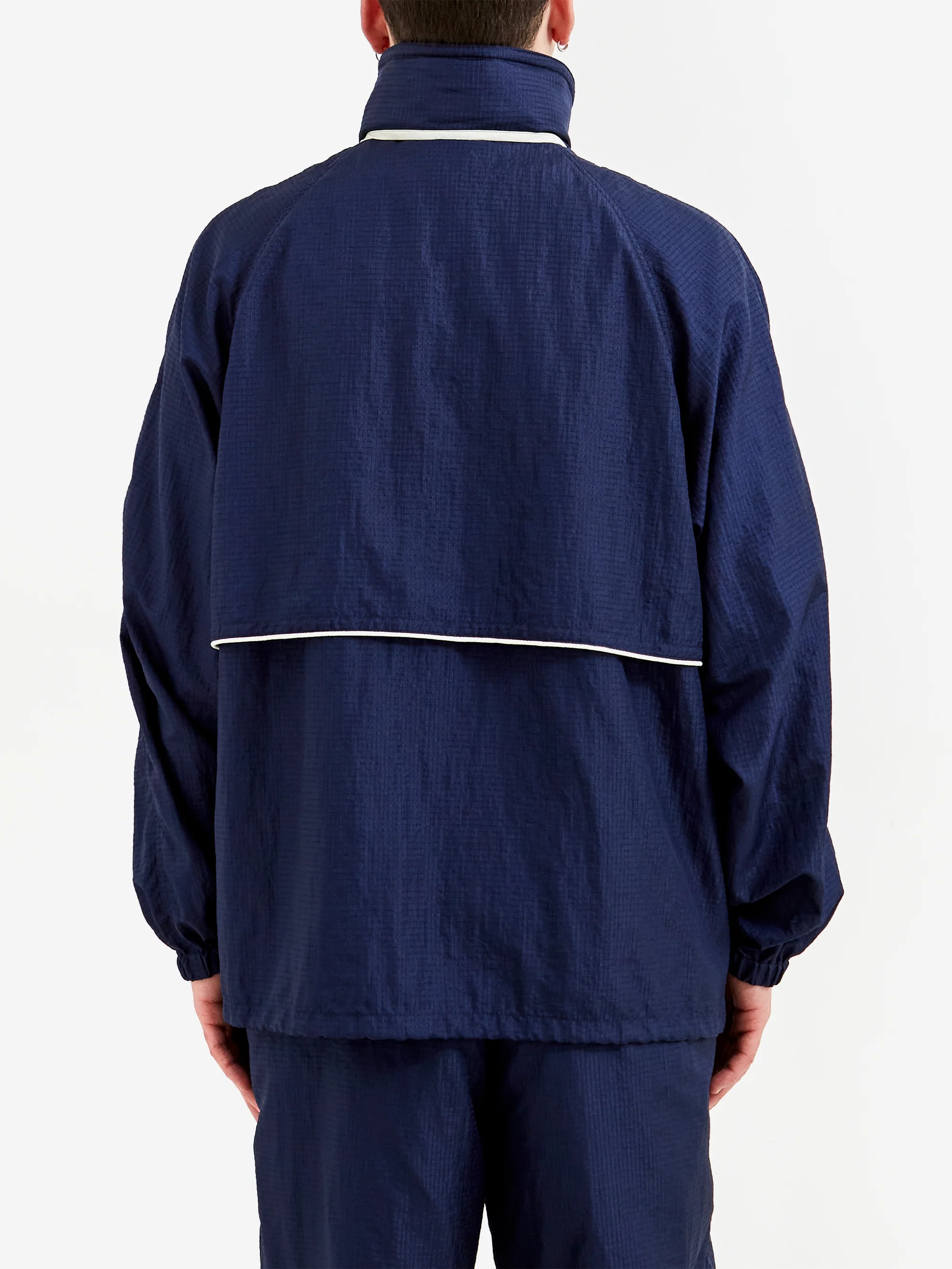Beams Plus Mil Athletic Jacket Nylon Ripstop - Navy - Image 7