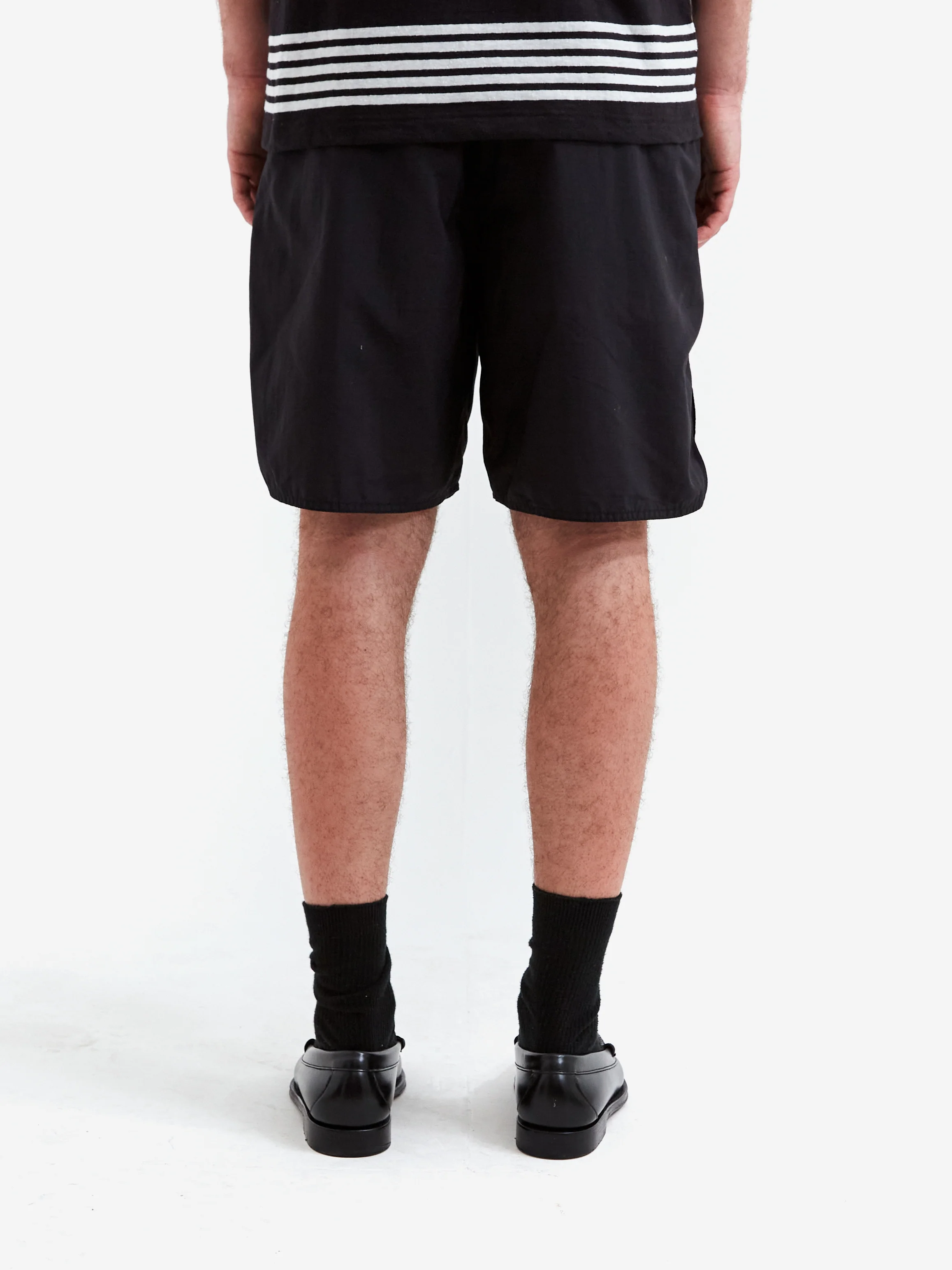 Beams Plus Mil Athletic Shorts Nylon - Black - Image 6
