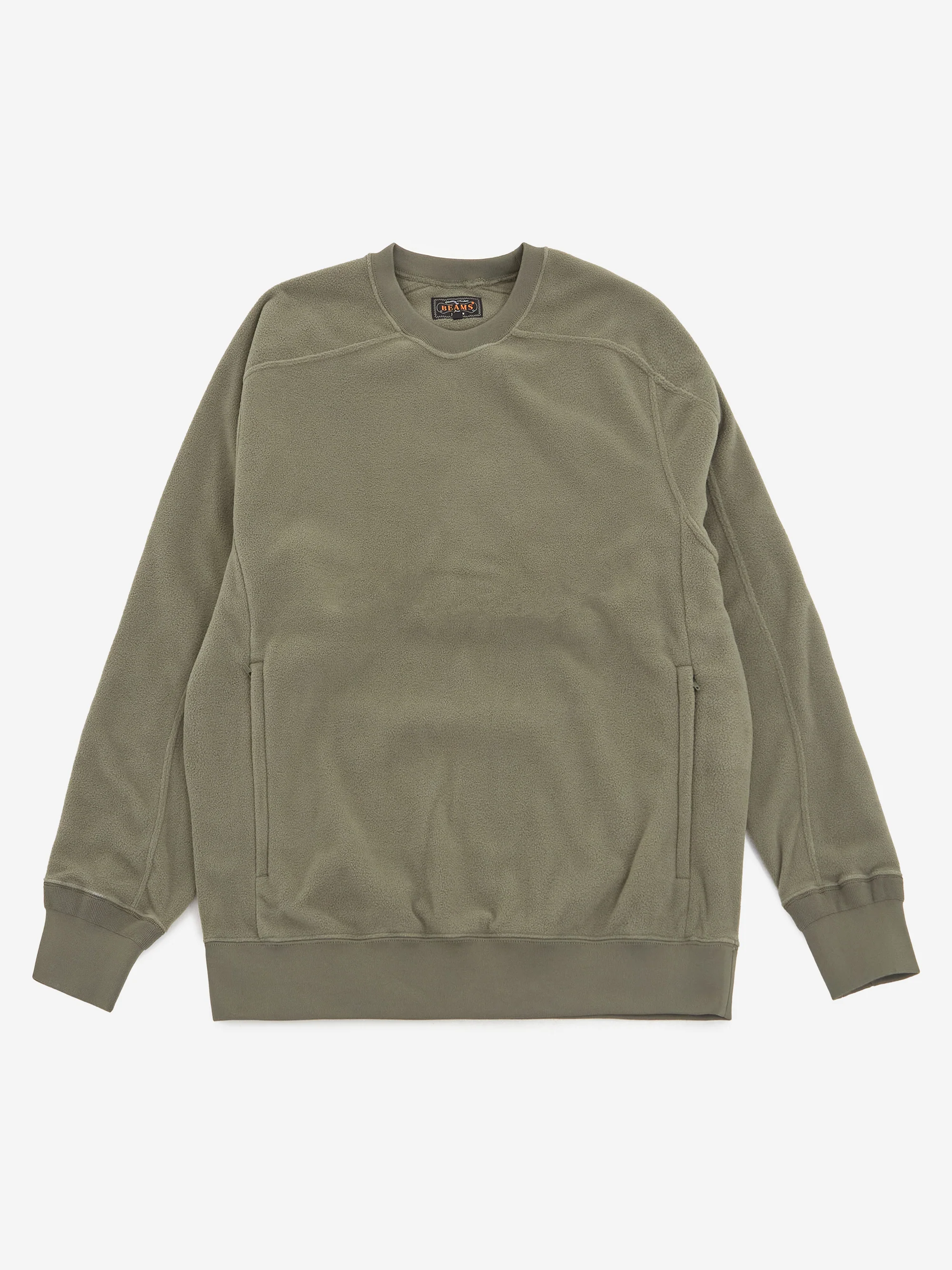 Beams Plus MIL Crew Fleece - Olive