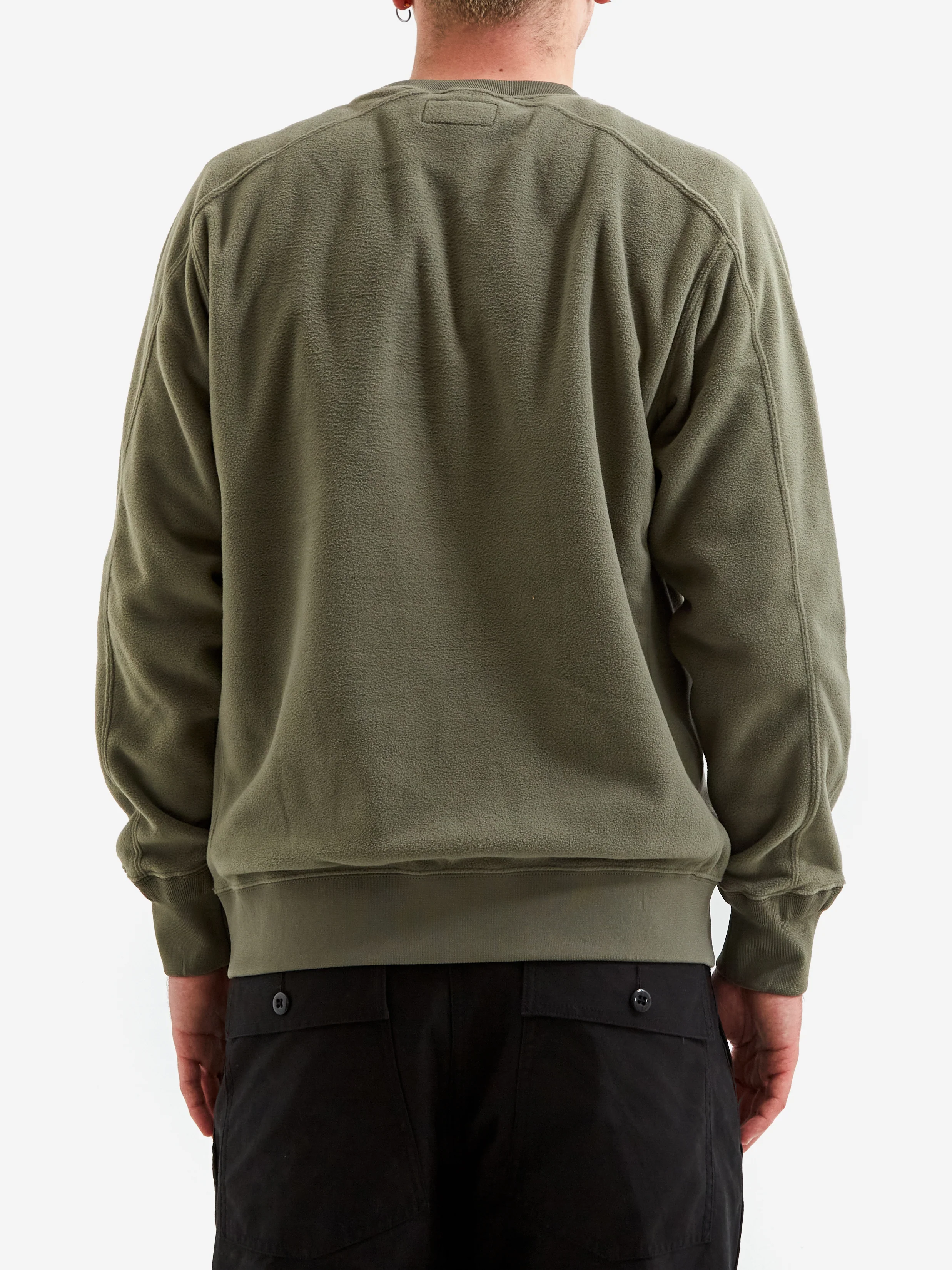 Beams Plus MIL Crew Fleece - Olive - Image 6