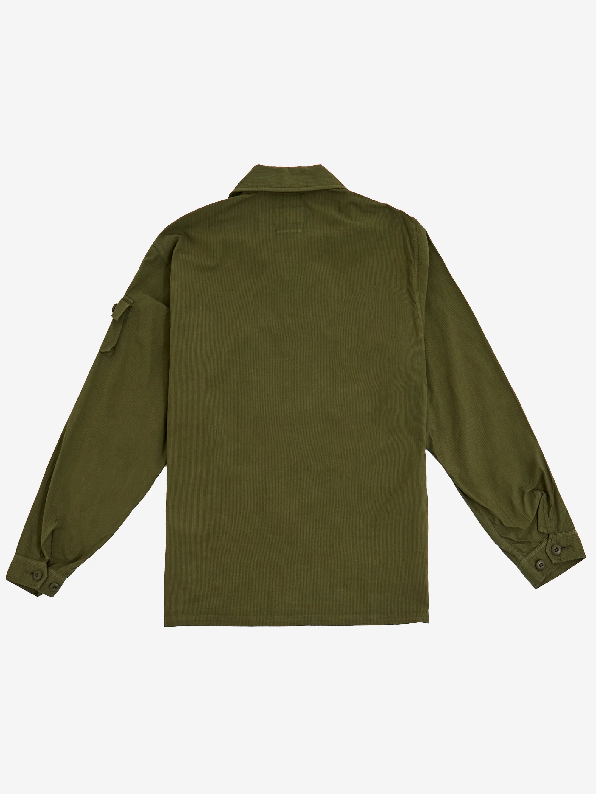 Beams Plus Mil Sht-Jac Textured Ripstop - Olive - Image 4