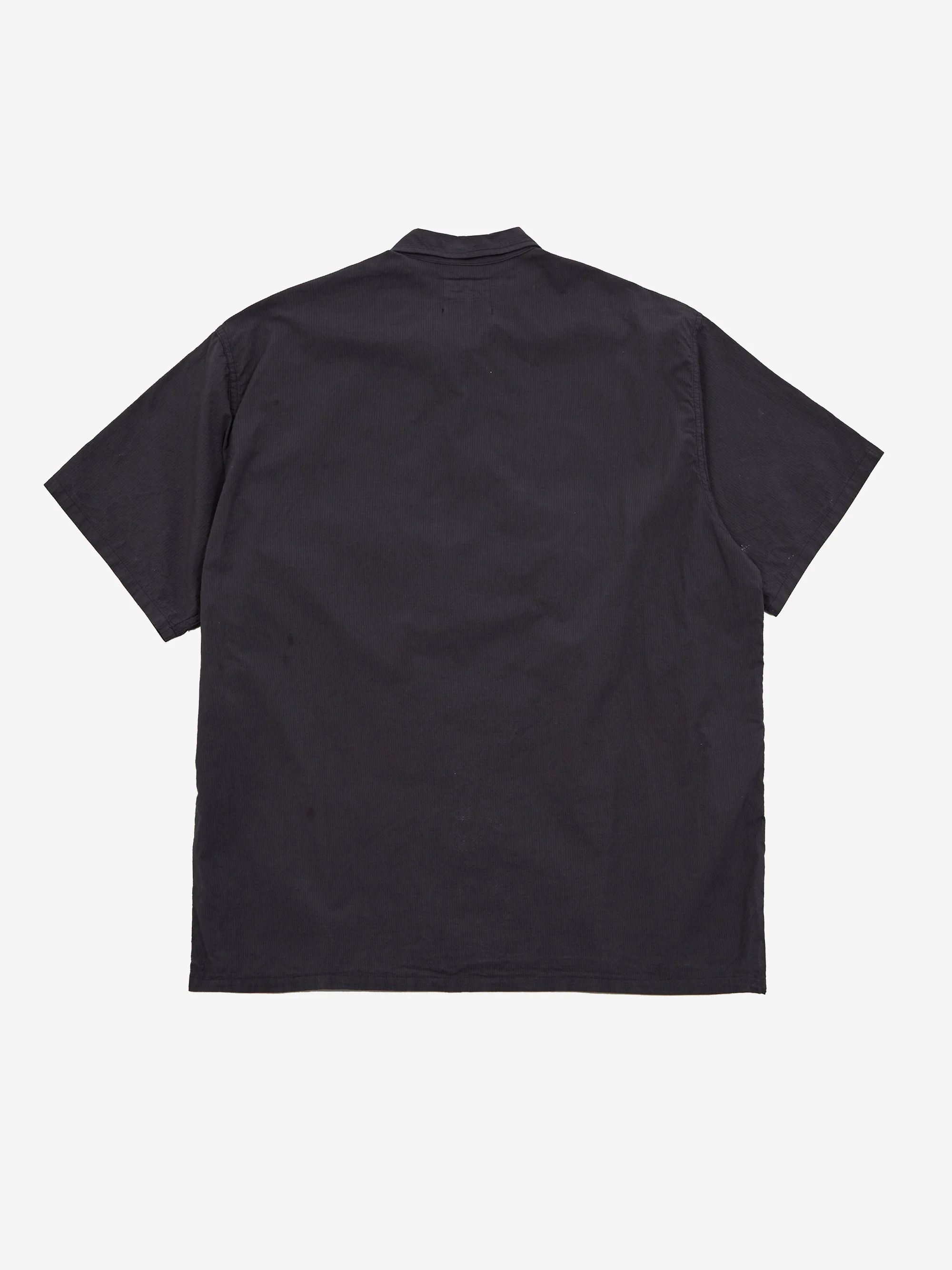 Beams Plus Mil-Sht Shirt Textured Ripstop - Navy - Image 4