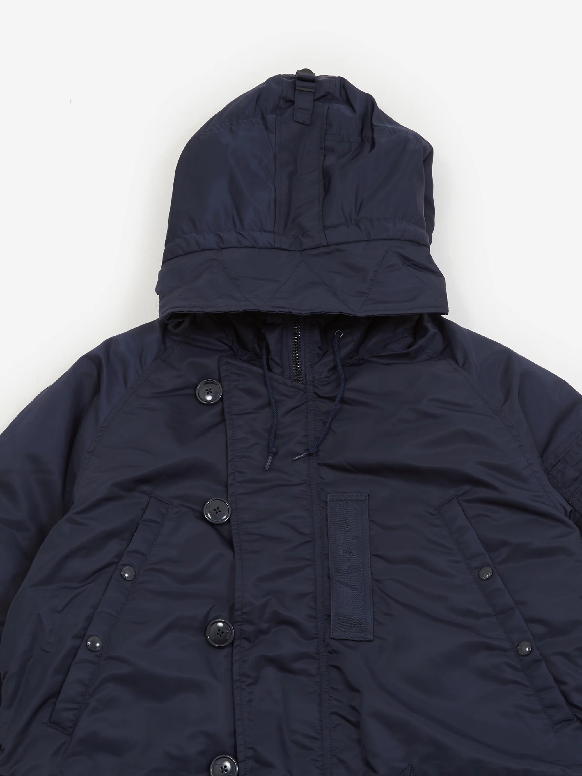 Beams Plus MIL Type N-3B Down Parka - Navy - Image 4