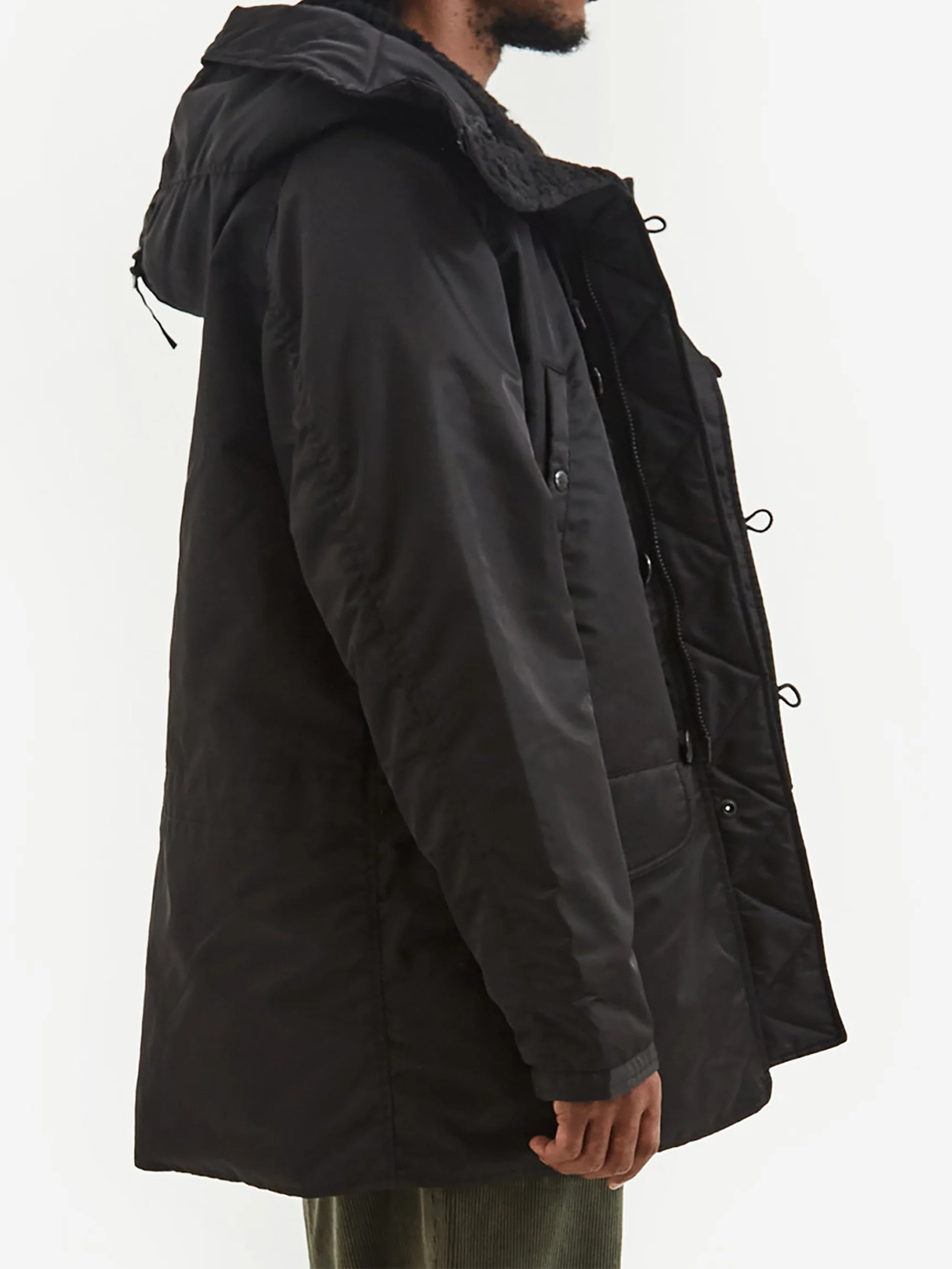 Beams Plus MIL Type N-3B Down Parka - Black - Image 6
