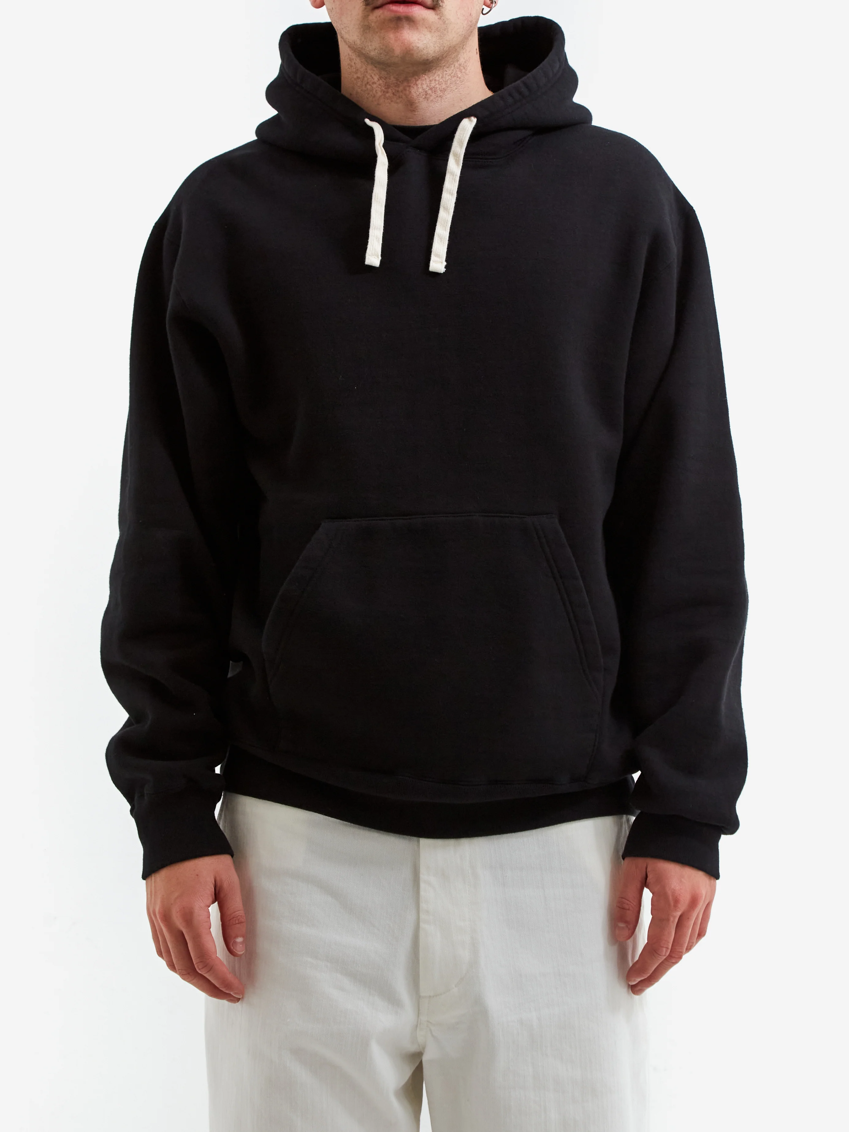 Beams Plus Pullover Hoodie Sweat - Black - Image 2