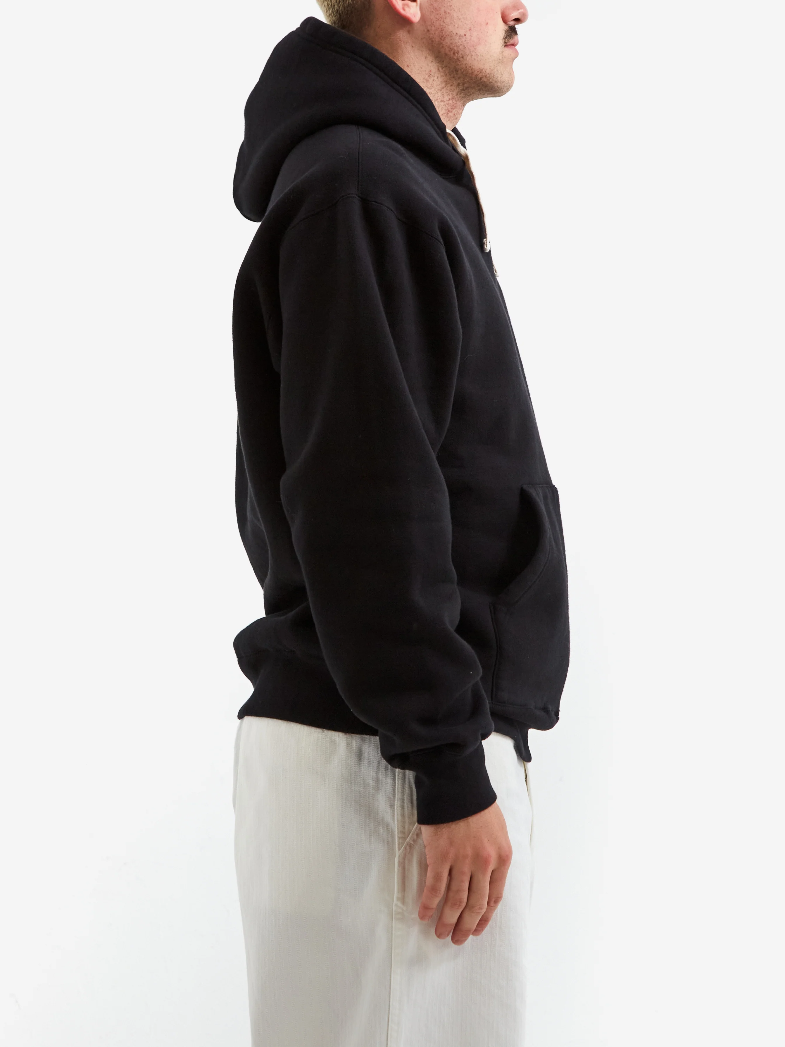 Beams Plus Pullover Hoodie Sweat - Black - Image 3