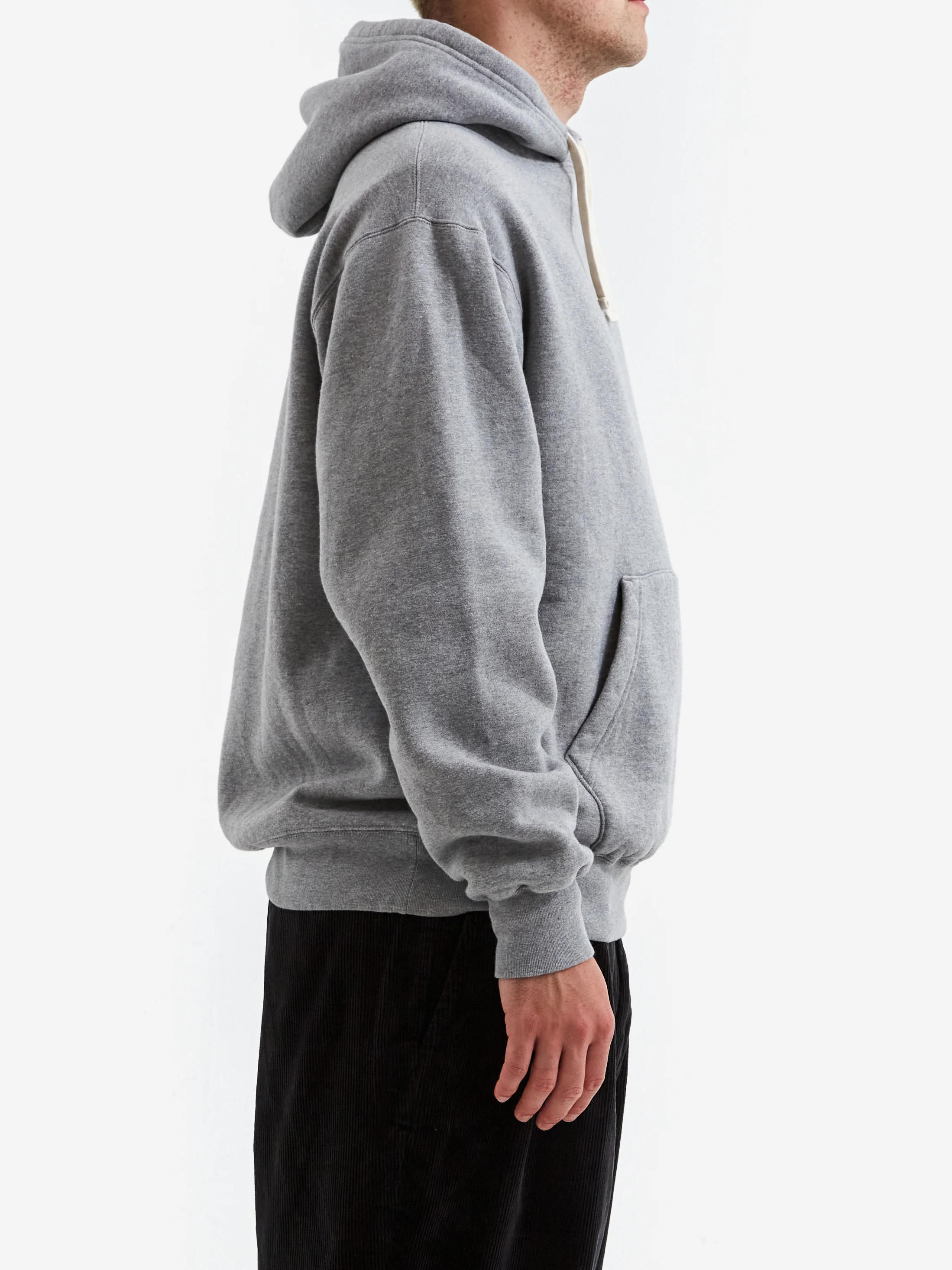 Beams Plus Pullover Hoodie Sweat - Grey - Image 6