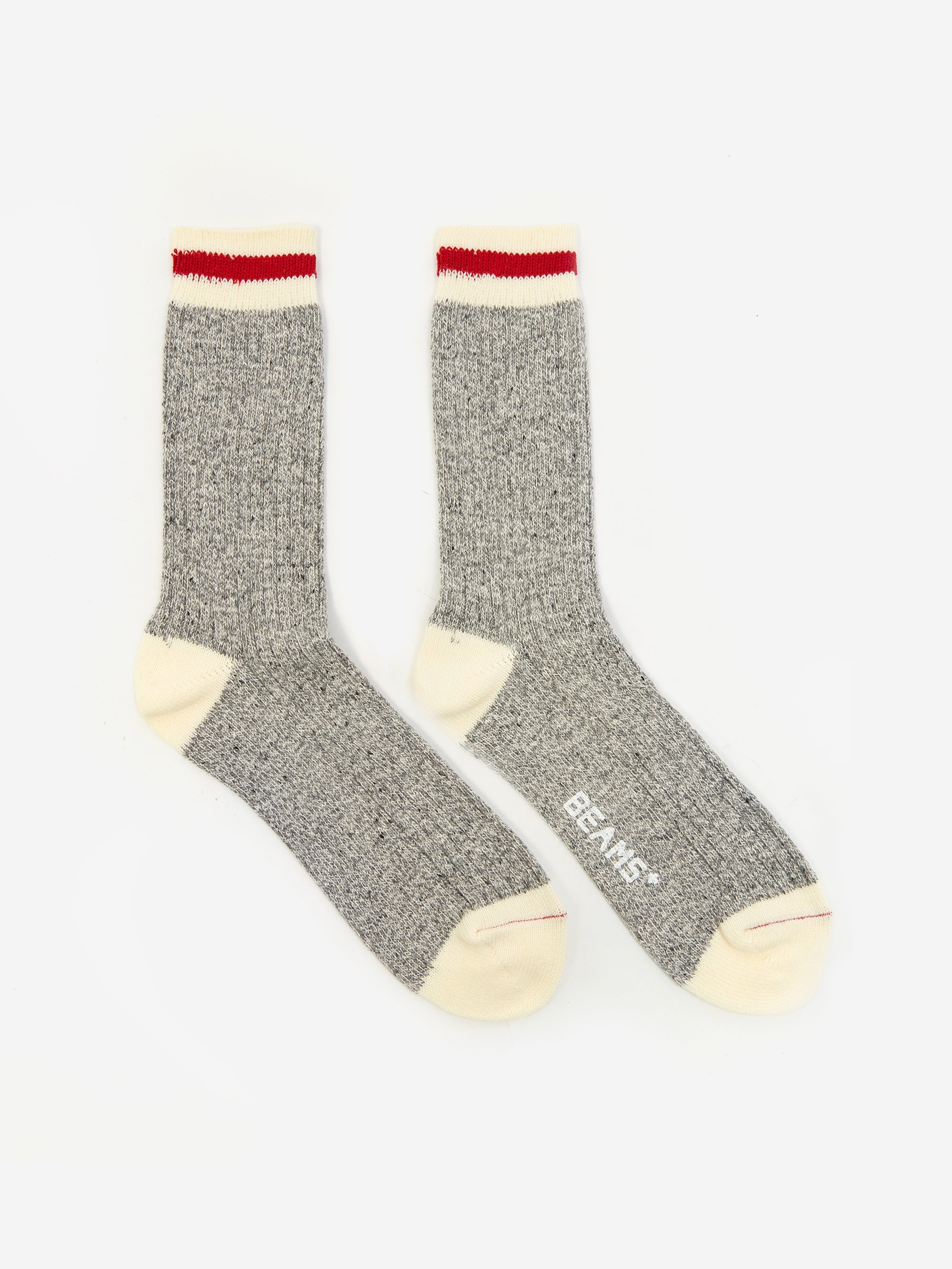 Beams Plus Rag Socks - Grey