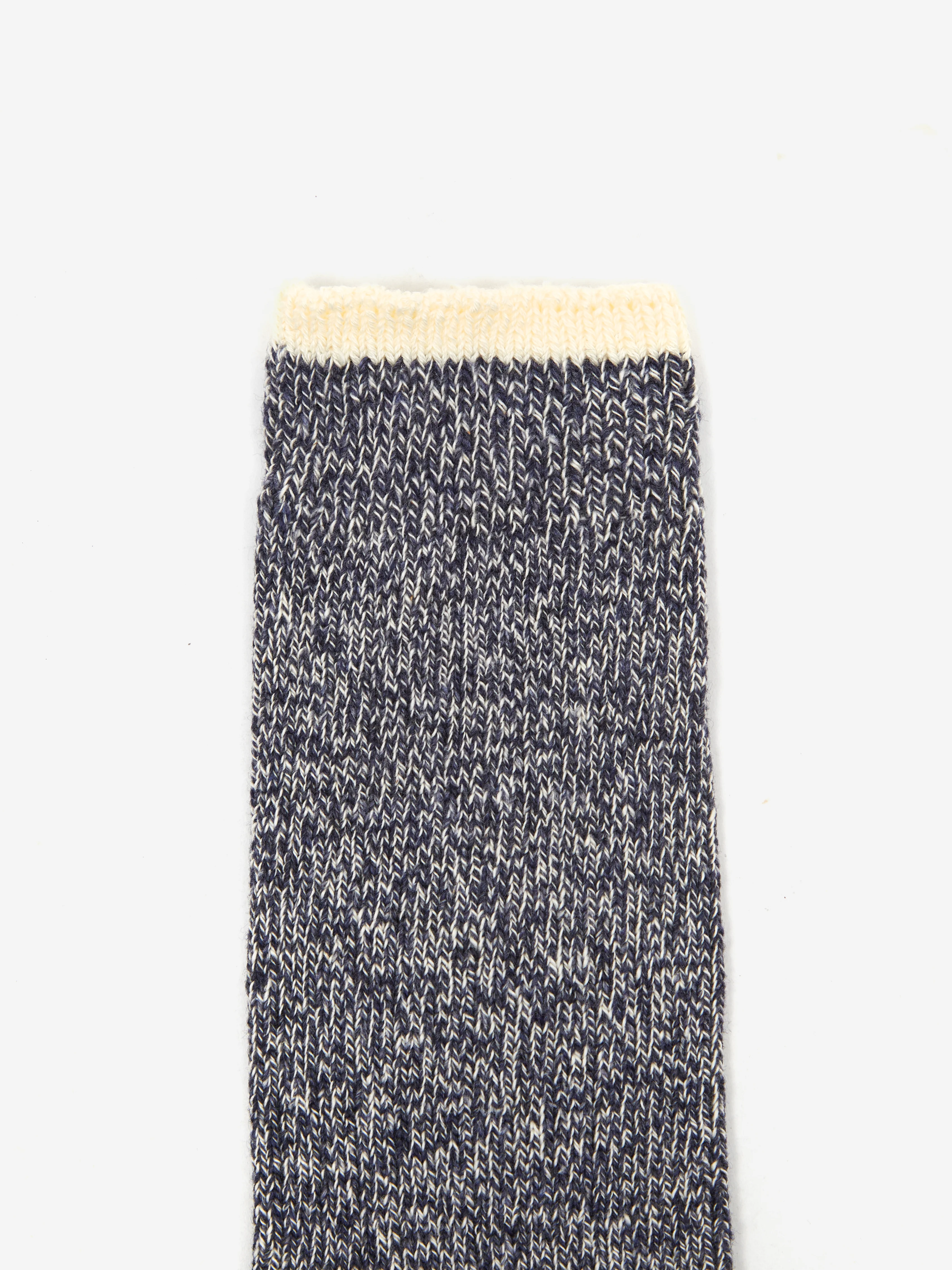 Beams Plus Rag Socks - New Navy/Navy - Image 4