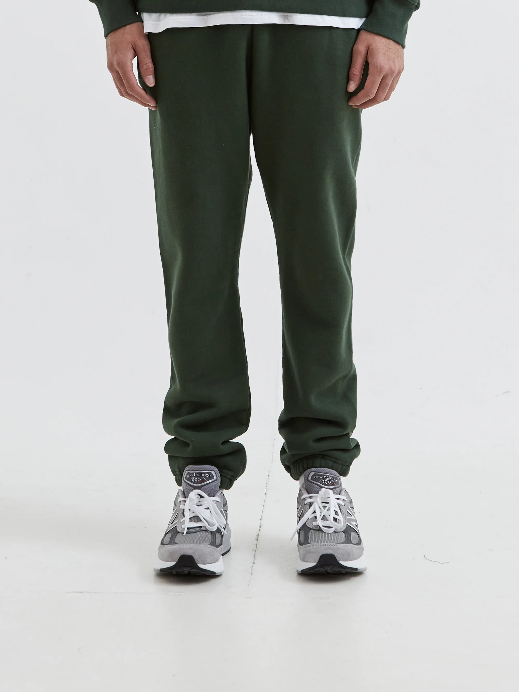 Beams Plus Sweat Pants - Green - Image 4