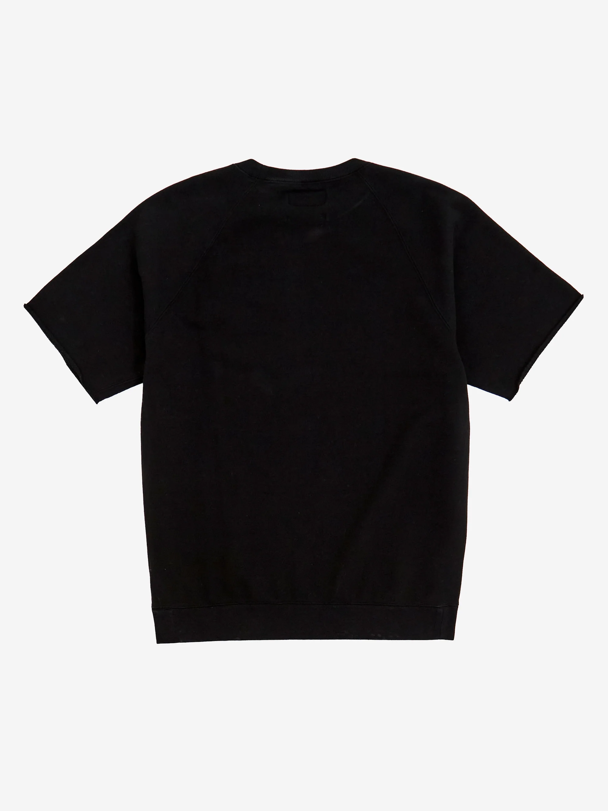 Beams Plus Sweat Short Sleeve Cut-Off - Black - Image 4