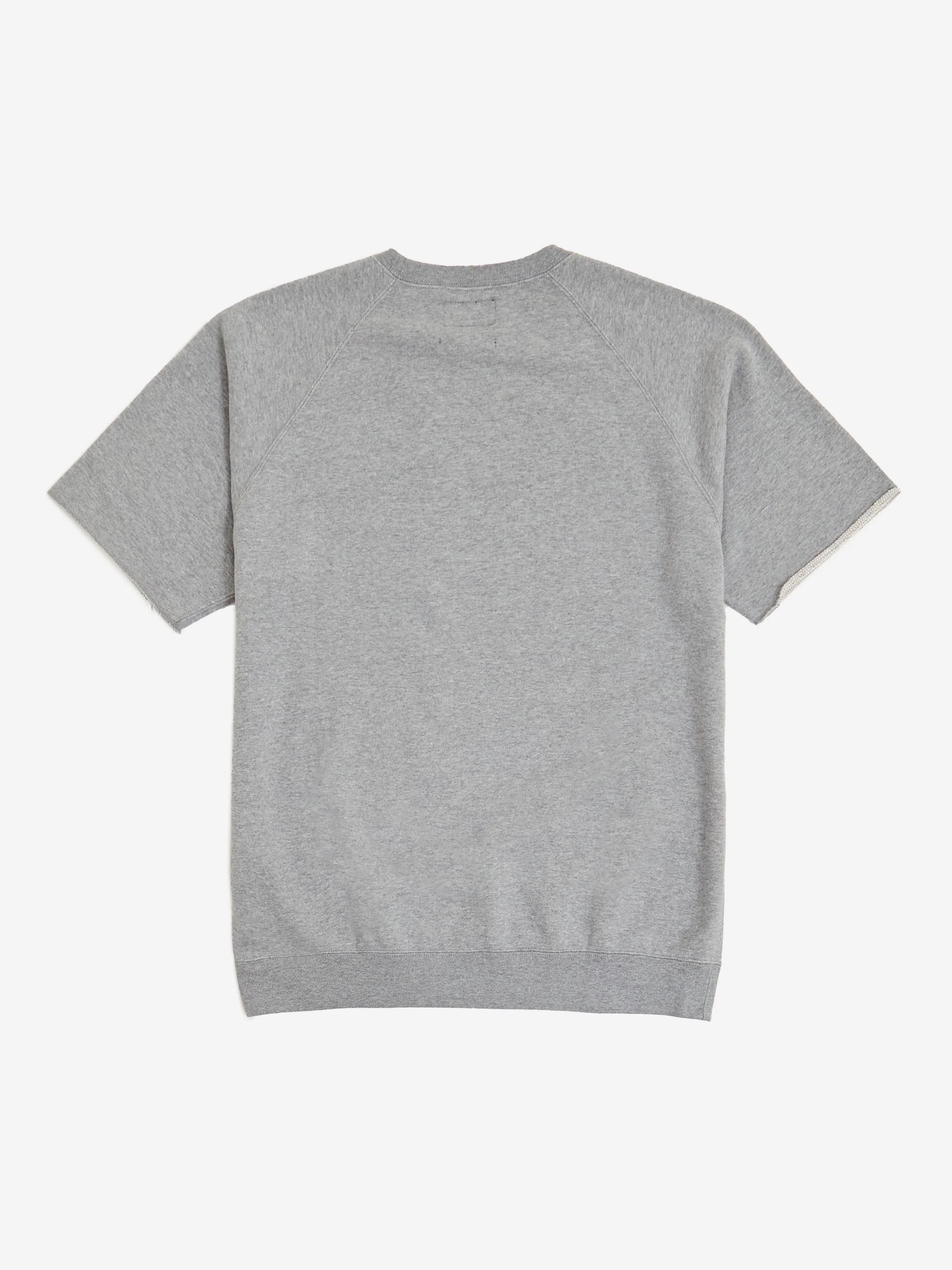 Beams Plus Sweat Short Sleeve Cut-Off - Grey - Image 4