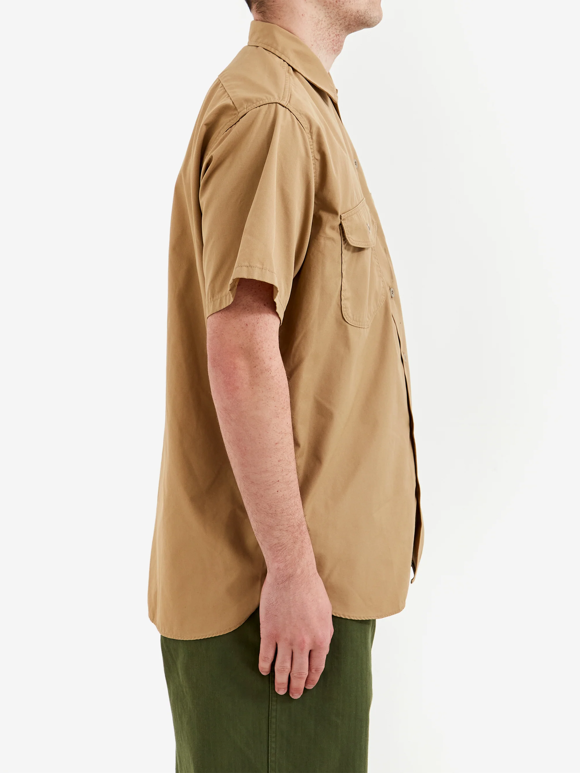 Beams Plus Work Classic-Fit T/C Twill - Khaki - Image 5