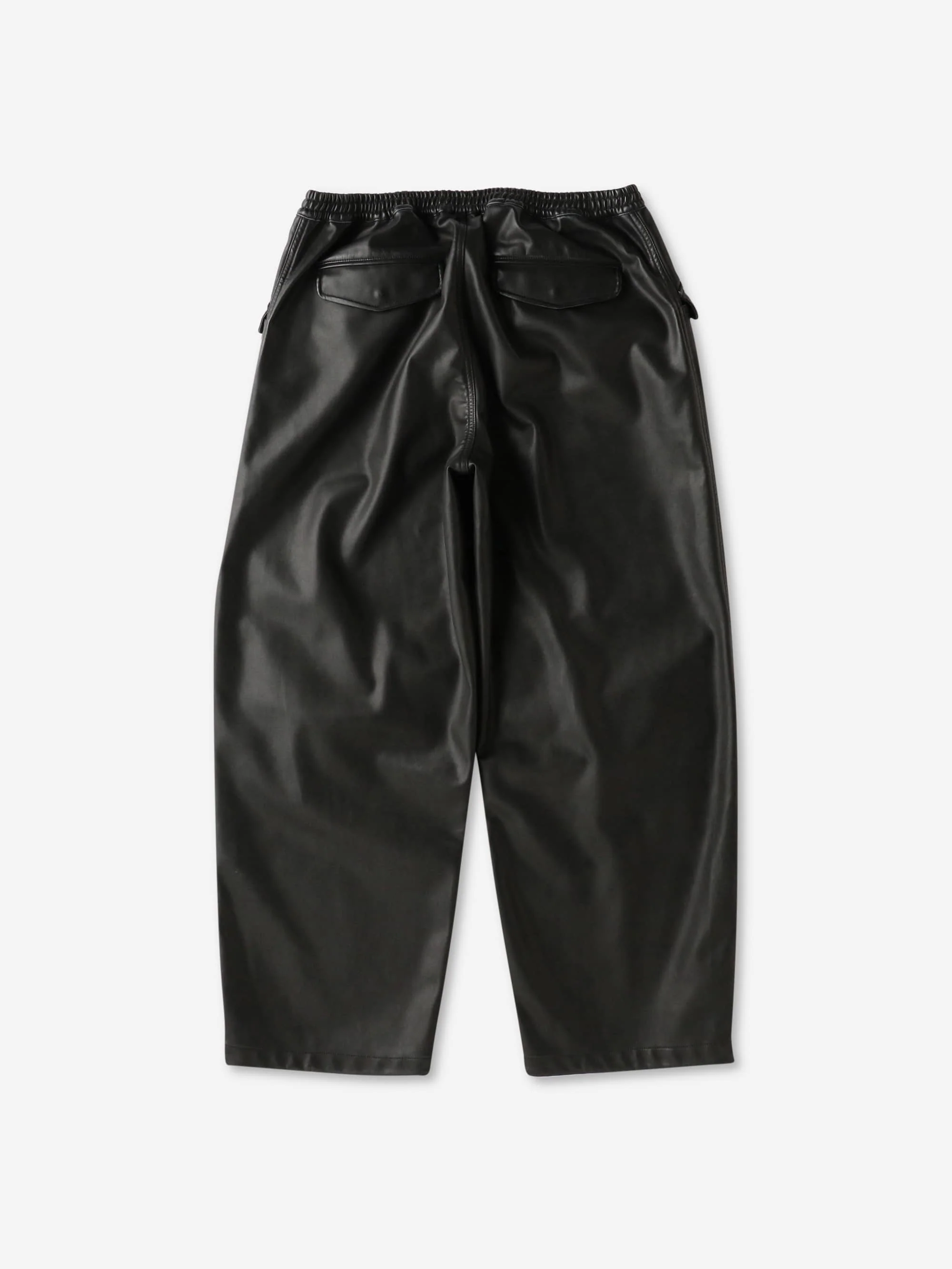 Beams PU Leather Over Pants - Black - Image 4