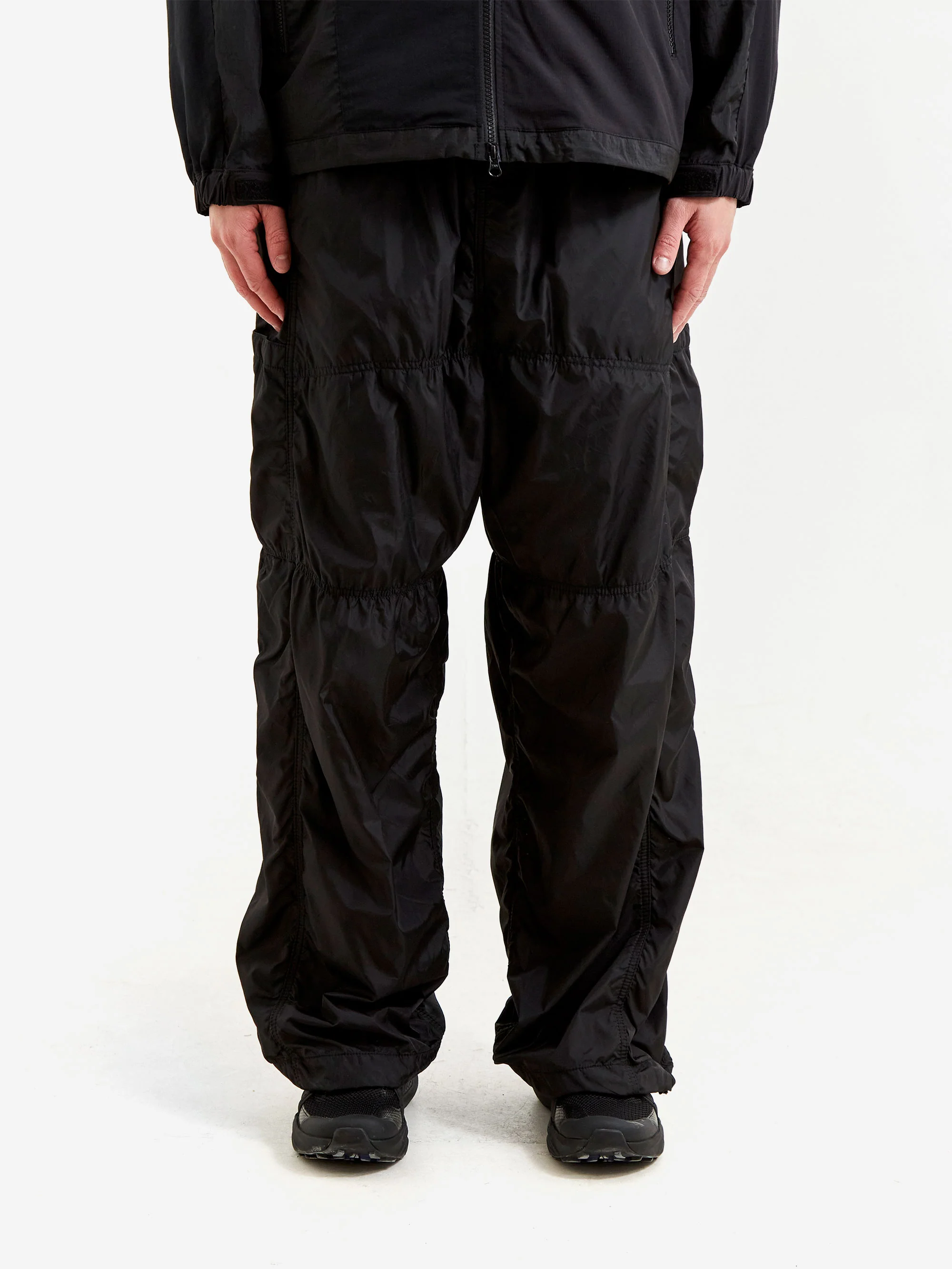 Beams Switch Nylon Easy Pants - Black - Image 2
