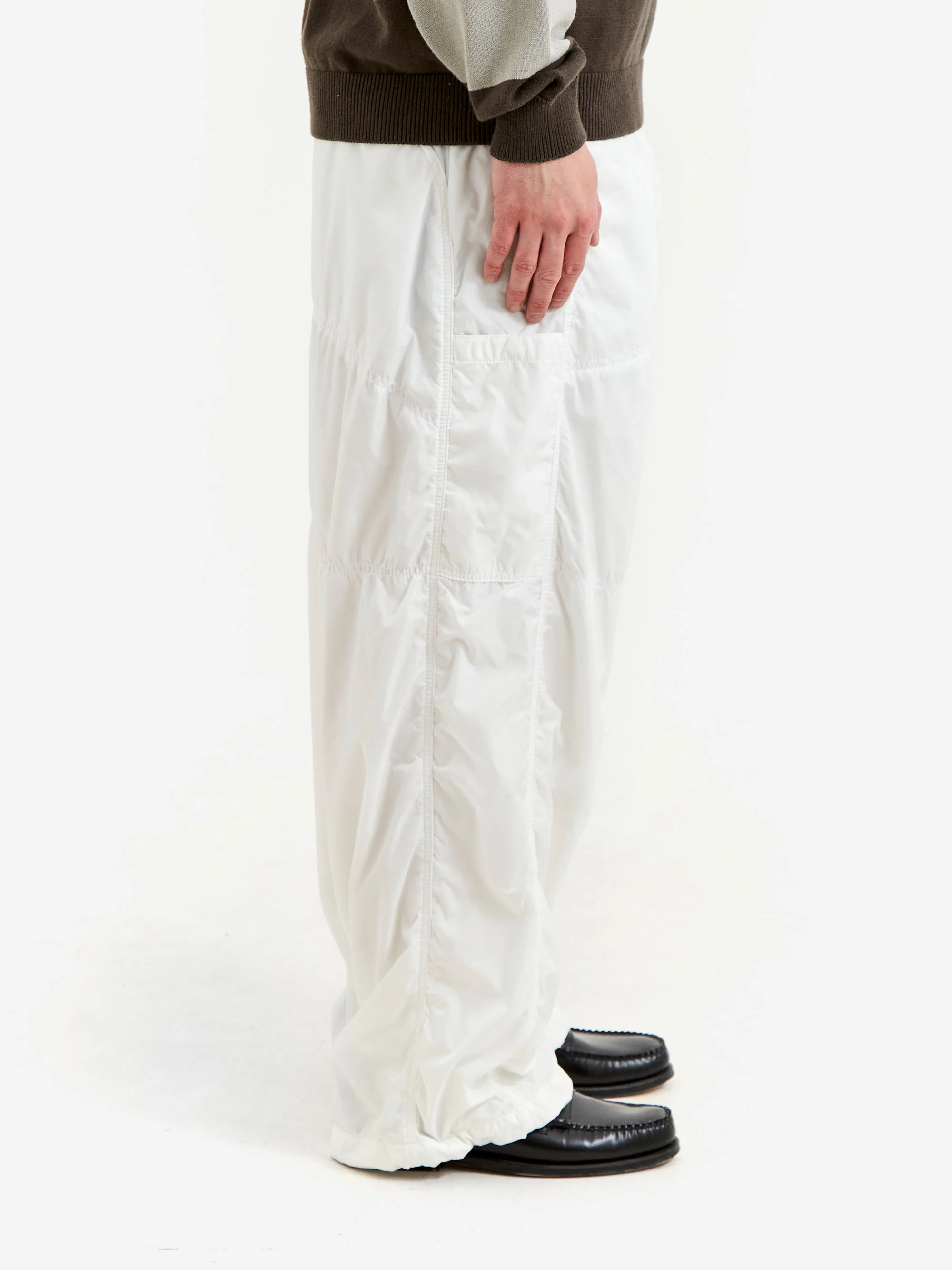 Beams Switch Nylon Easy Pants - White - Image 5