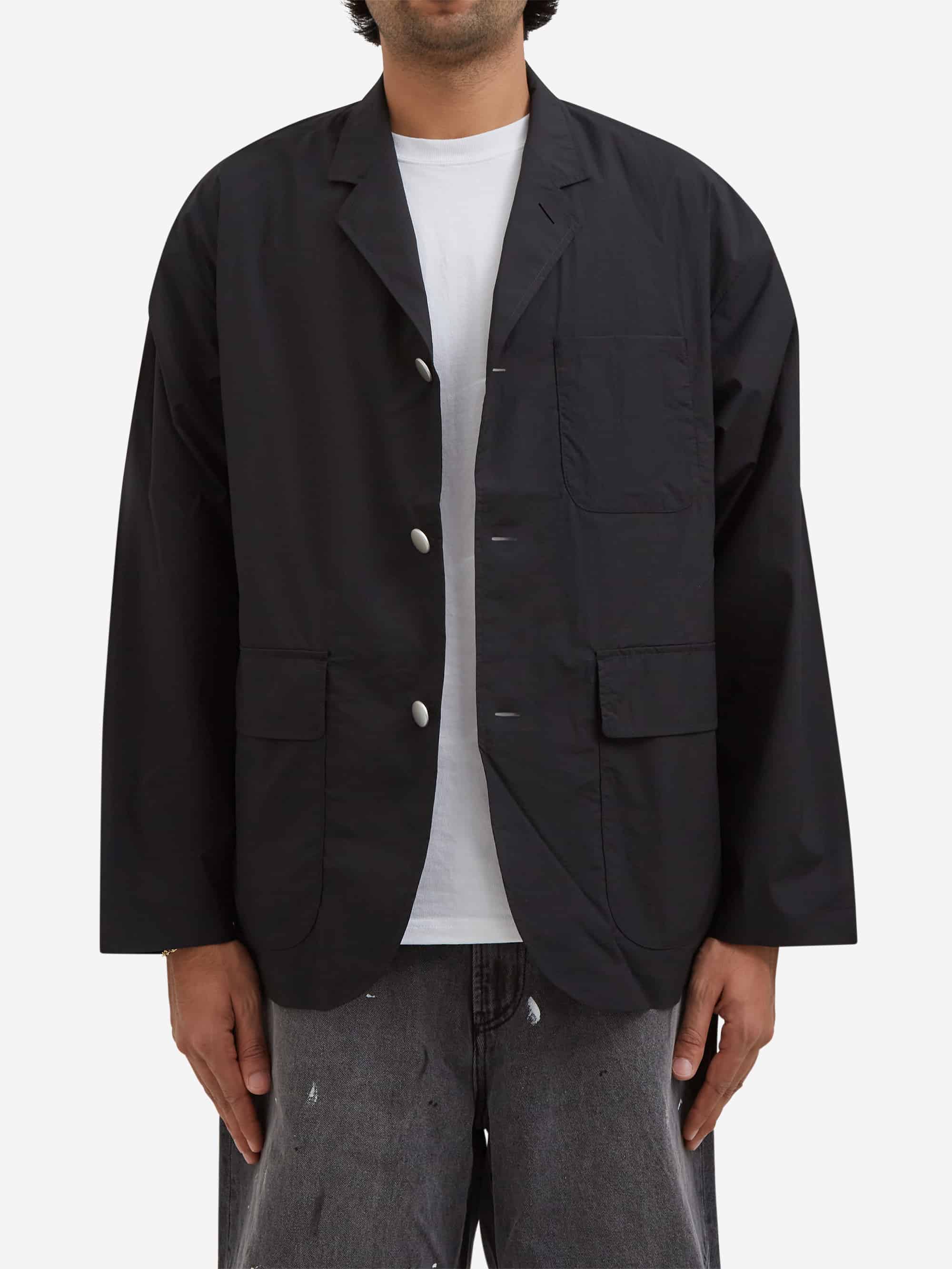 Beams Tech Blazer Jacket - Black - Image 2