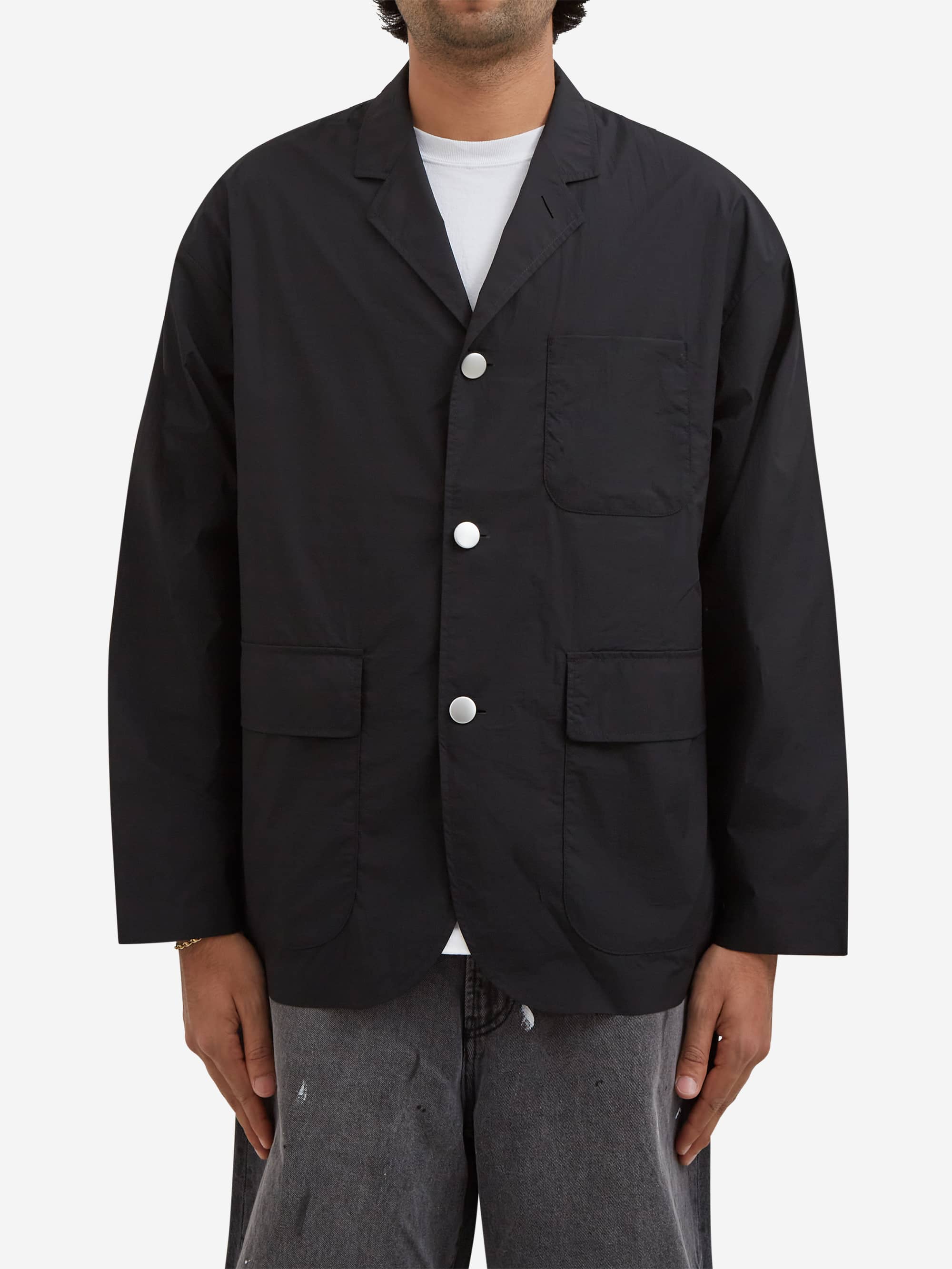 Beams Tech Blazer Jacket - Black - Image 3
