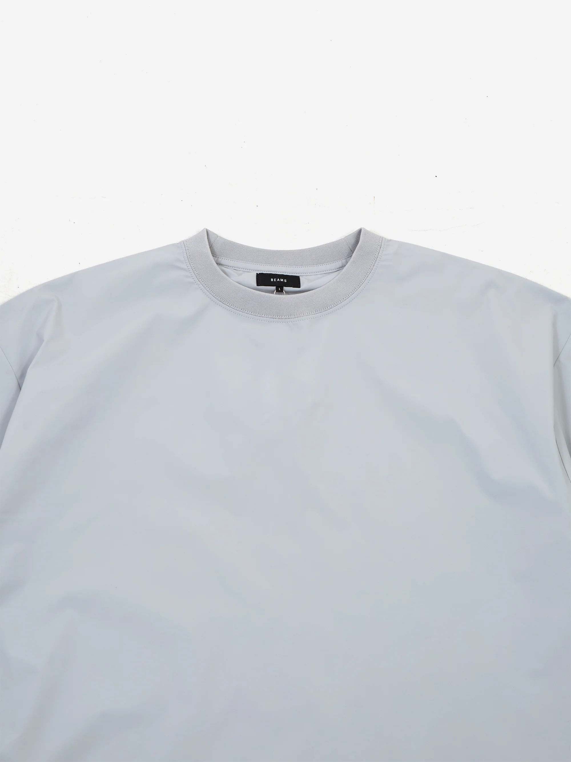 Beams Tech Loose Tee - Light Grey - Image 3