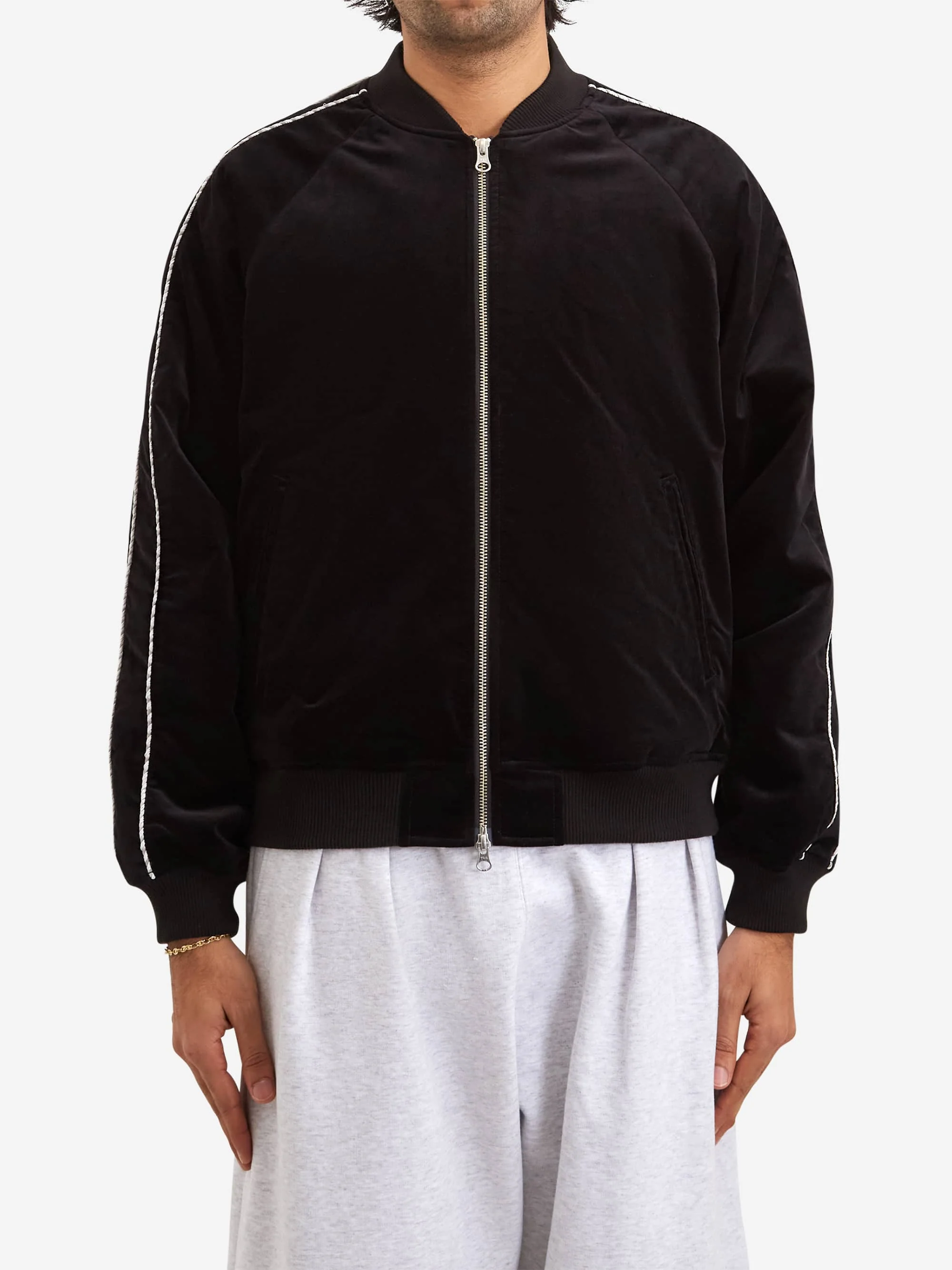 Beams Velour Suka Jacket - Black - Image 4