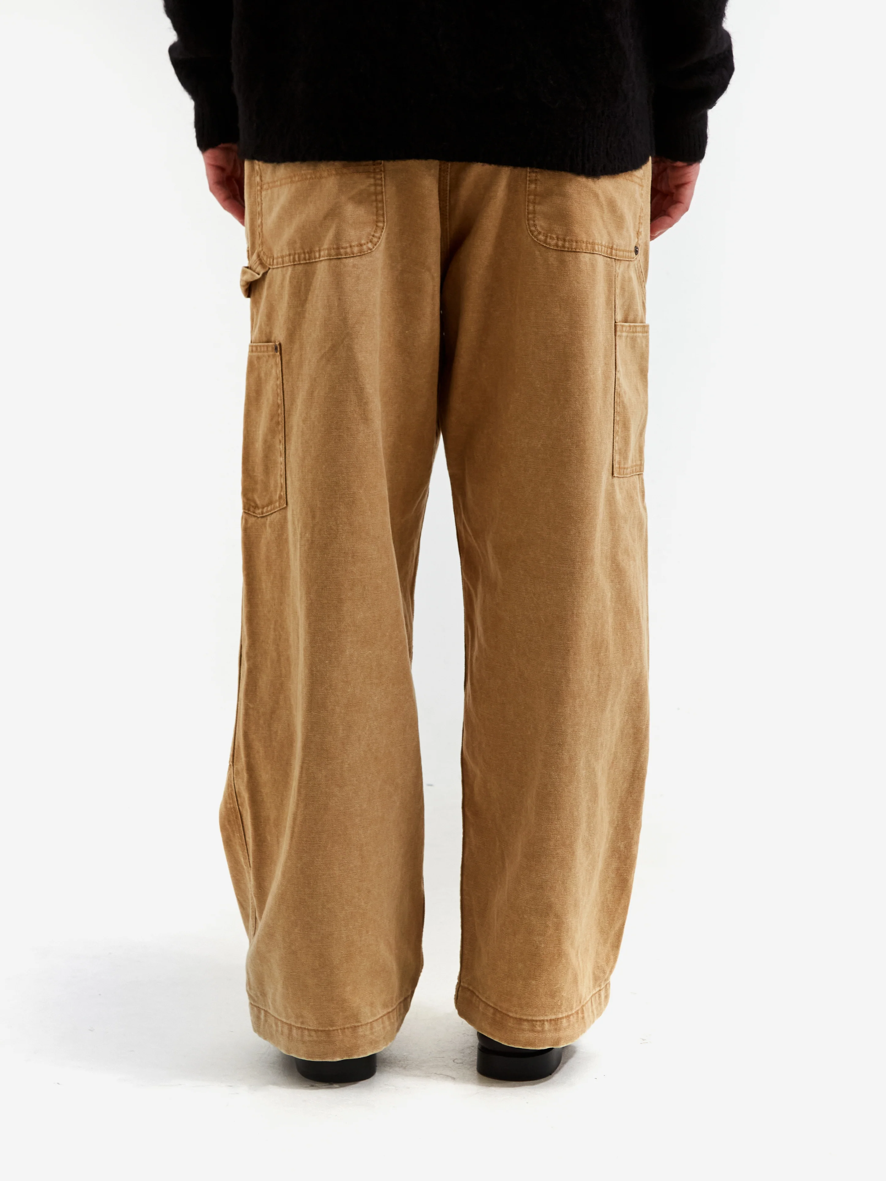 Beams Work Trousers - Beige - Image 4