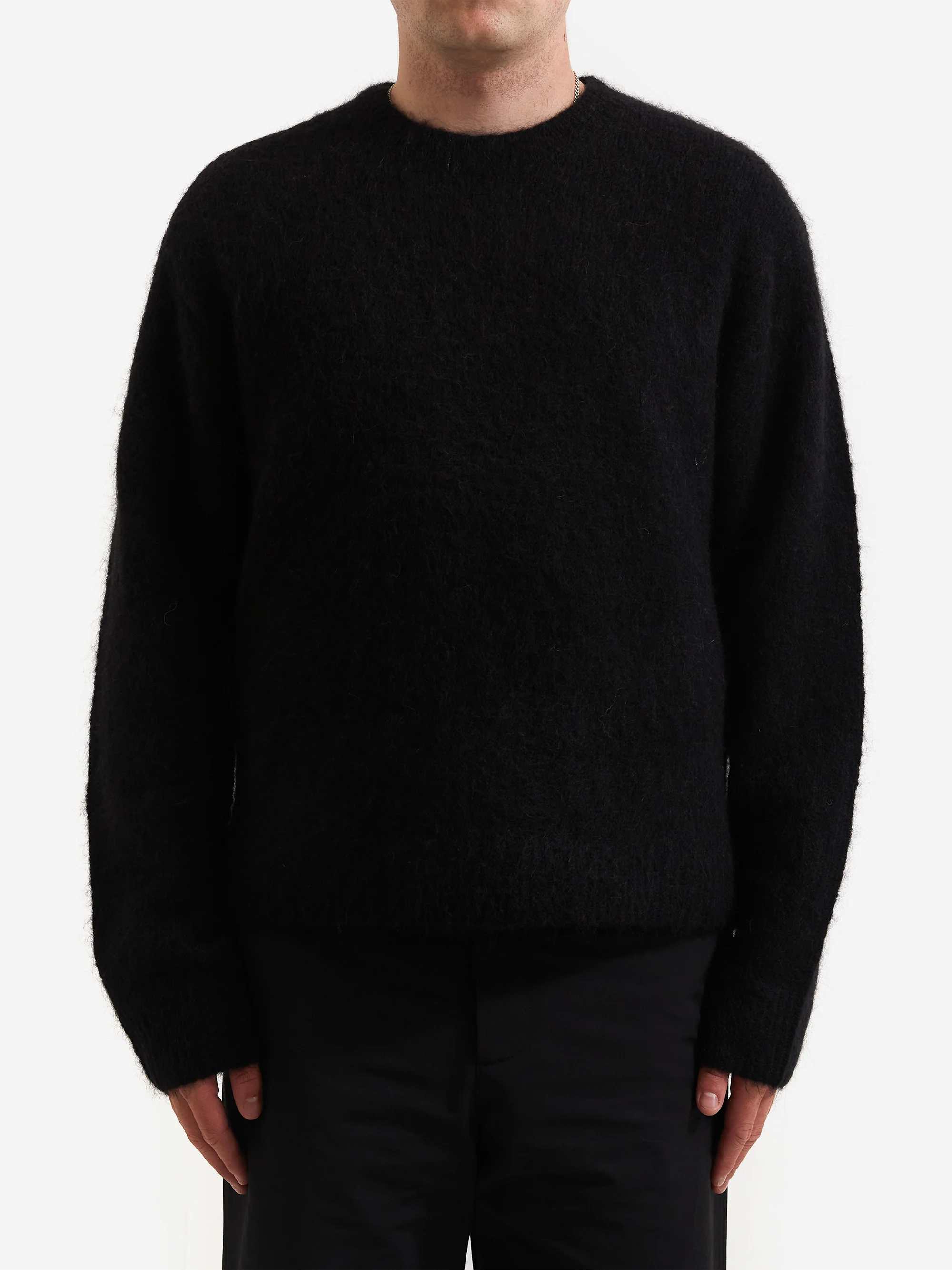 Berner Kuhl Alpaca Drop Crew Knit - Black - Image 2