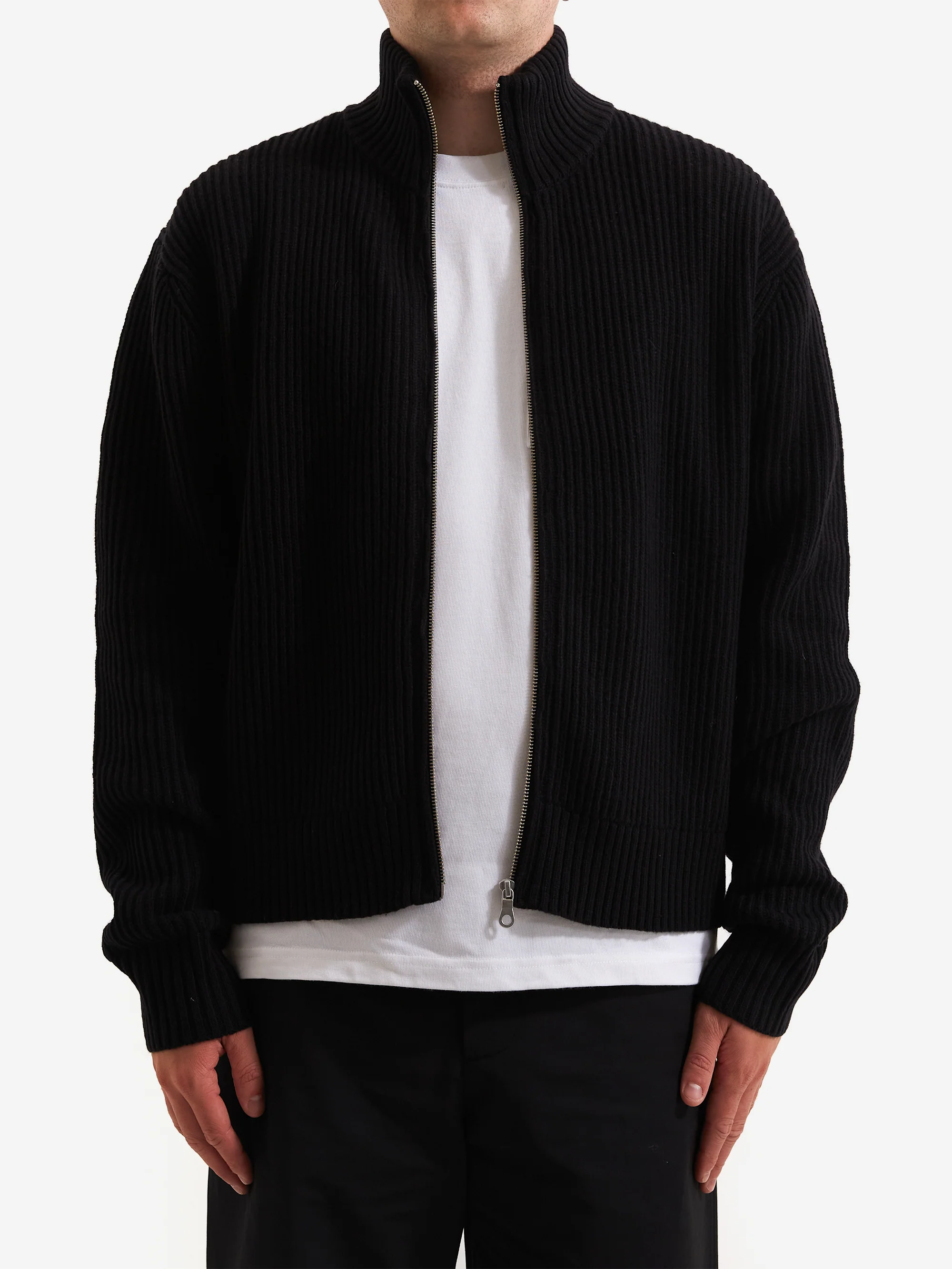 Berner Kuhl Drained Full Zip Knit - Black - Image 3
