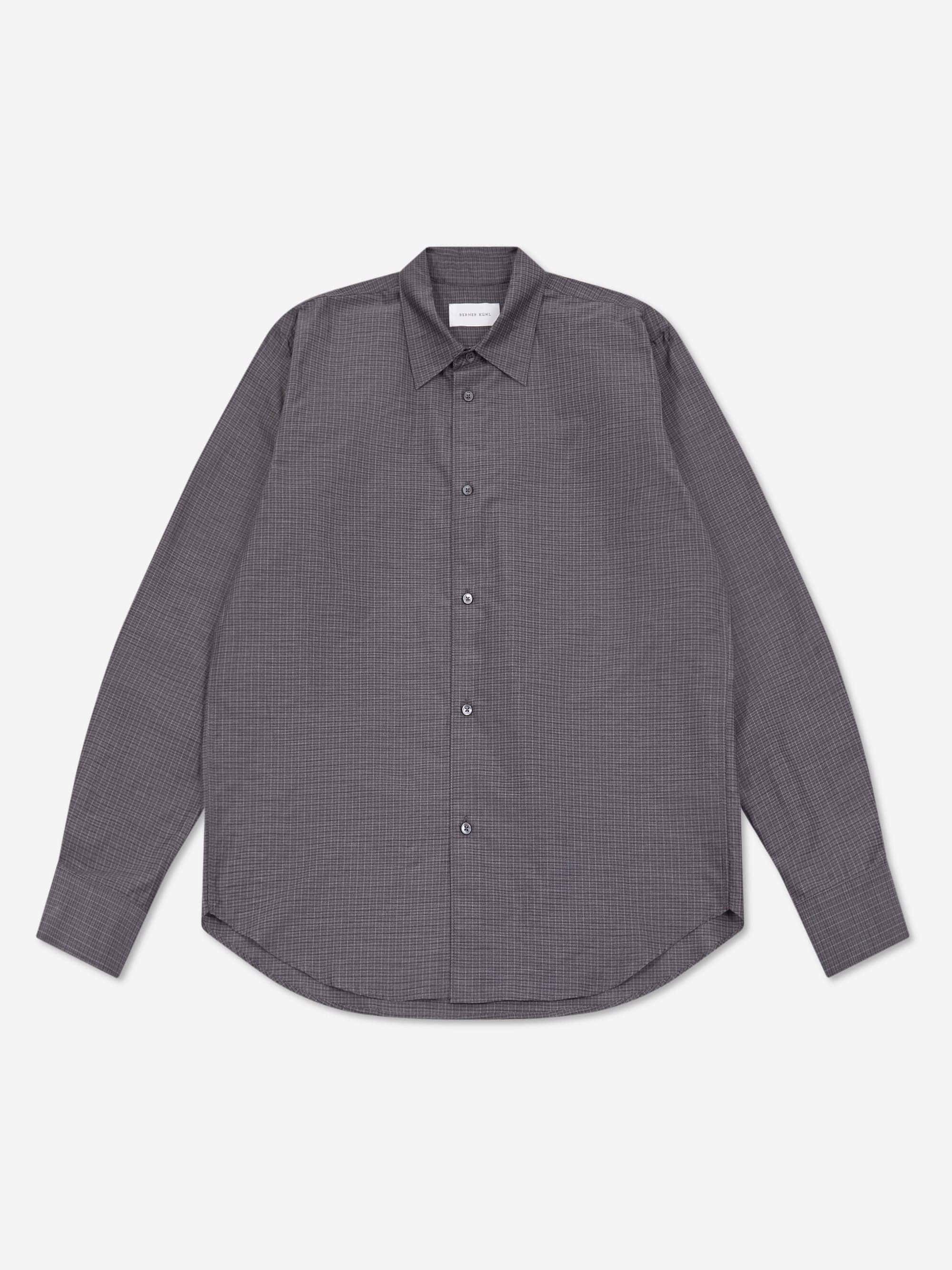 Berner Kuhl Grid Volume Shirt - Charcoal