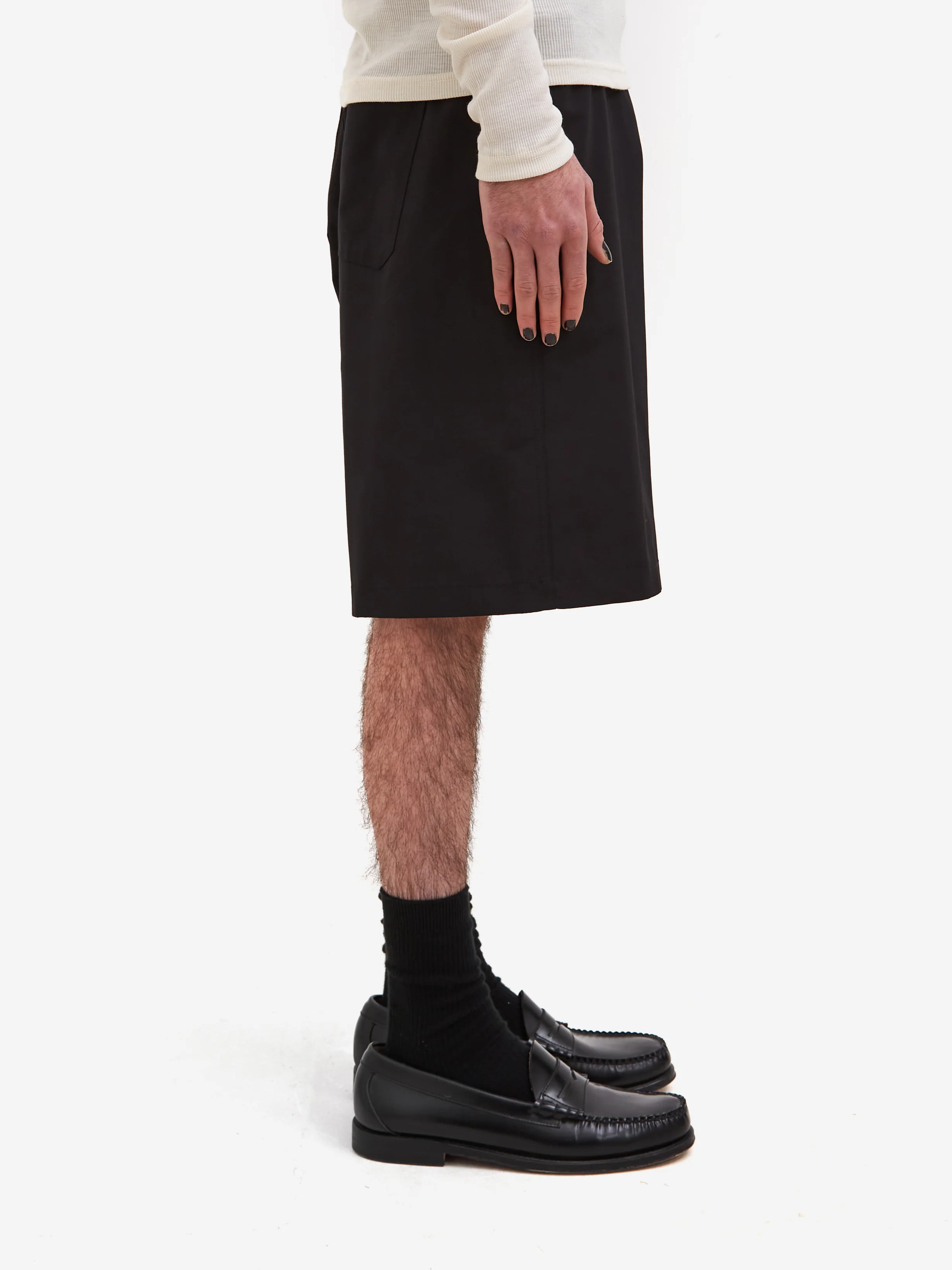 Berner Kuhl Ottoman Front Shorts - Black - Image 5