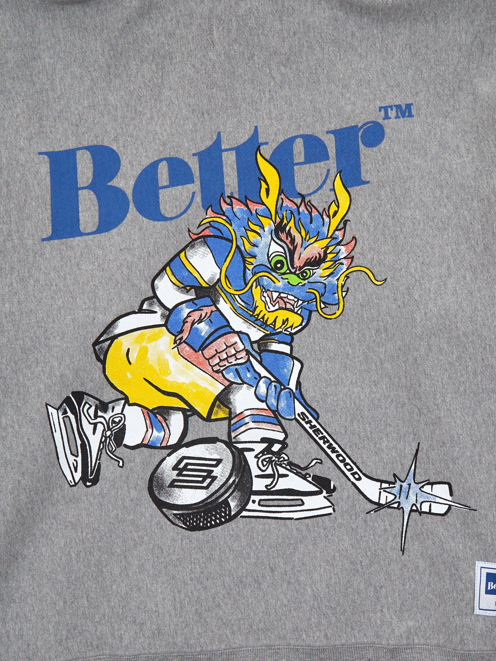 Better™ Gift Shop x Sherwood "Lion" Hooded Sweatshirt - Grey - Image 7